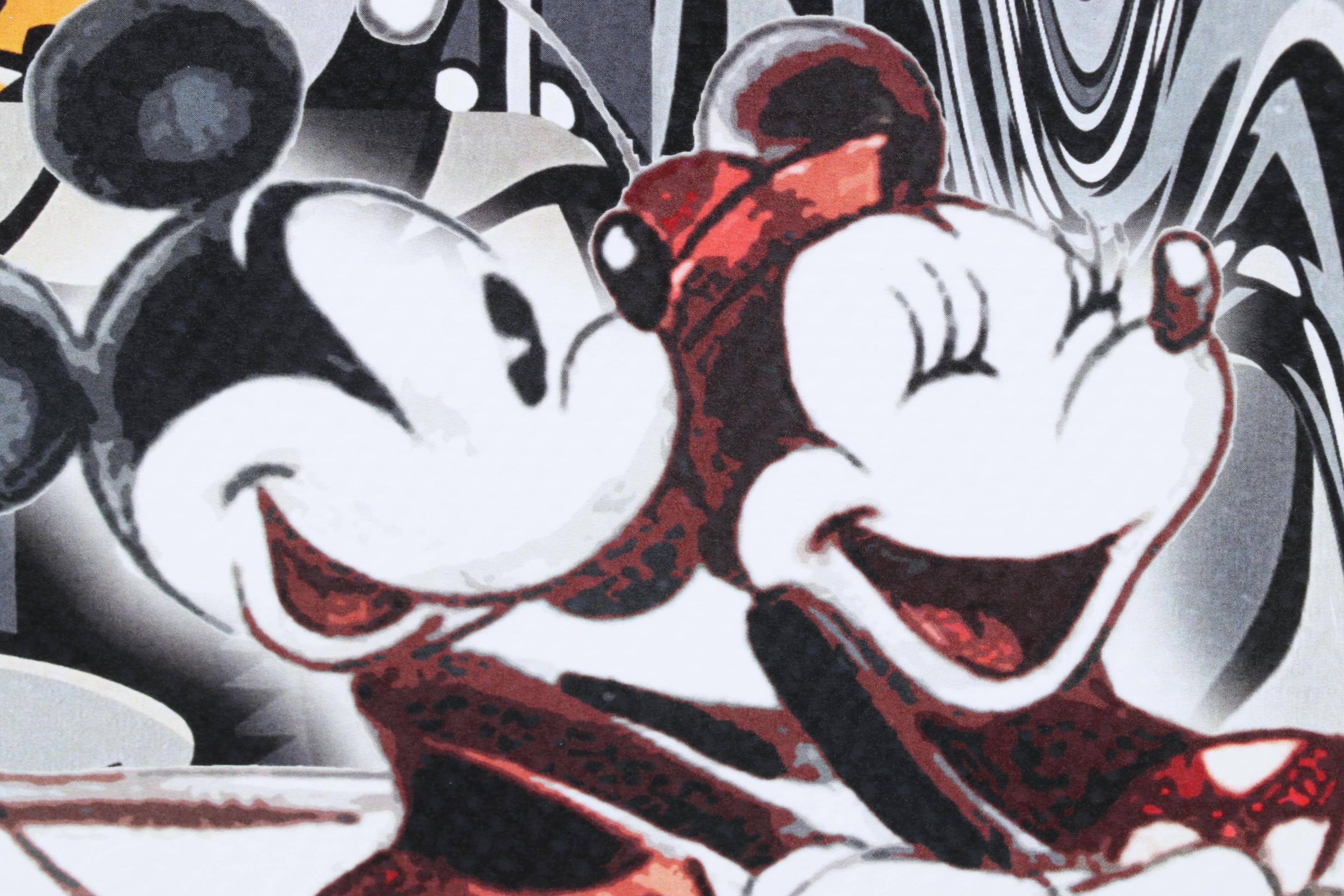 Death NYC Pop Art Graphic Print Featuring Mickey and Minnie Mouse, 2023