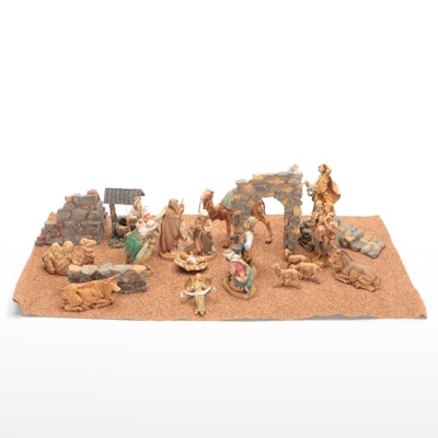 Fontanini Resin Nativity Figurines with Roman Inc. Resin Nativity Set