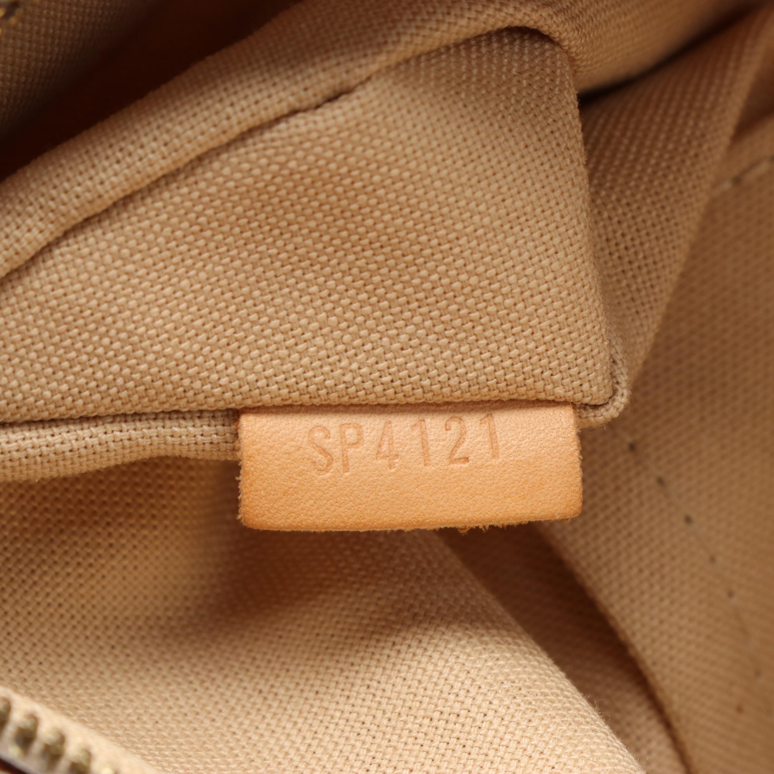 Louis Vuitton Siracusa Crossbody Bag in Damier Azur Coated Canvas