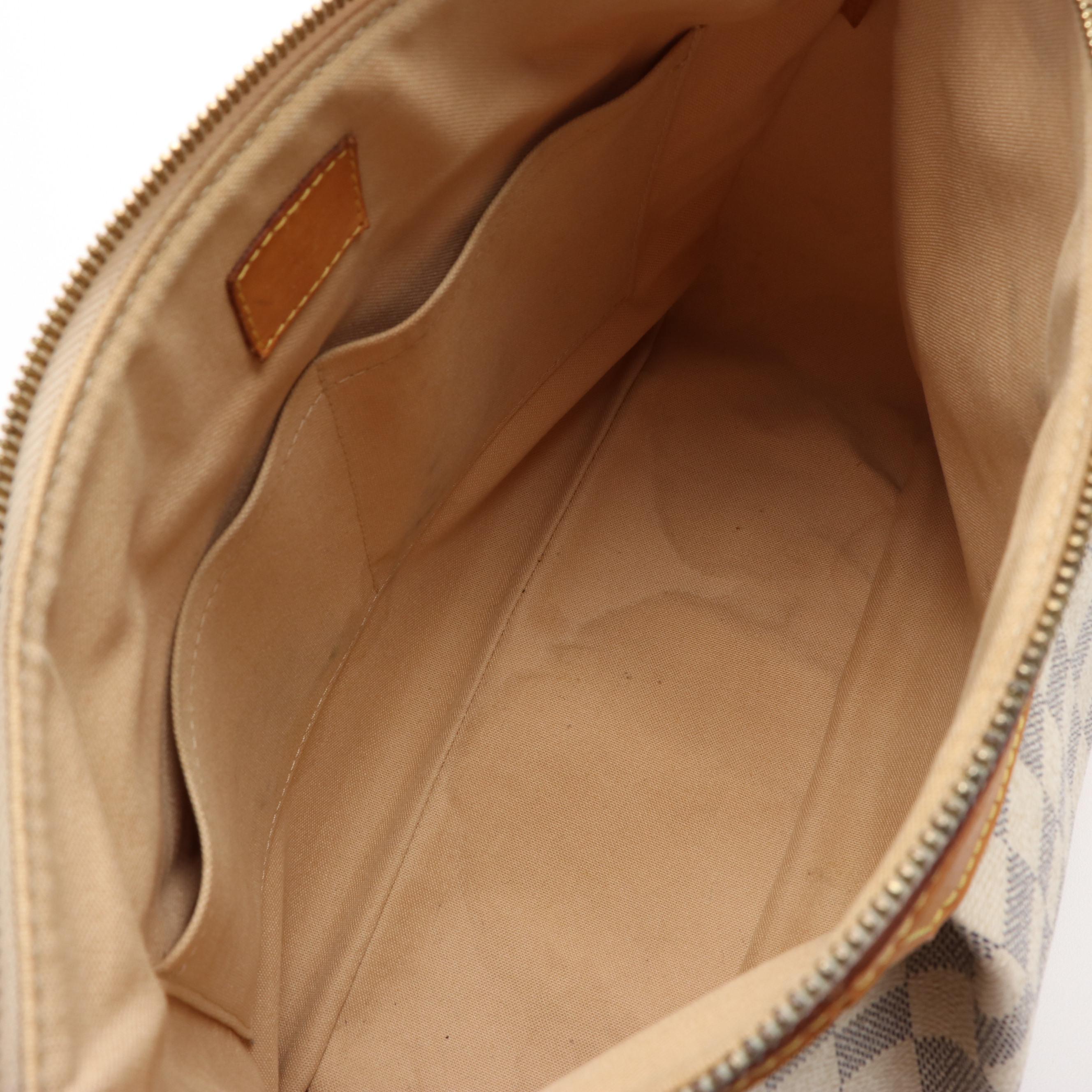 Louis Vuitton Siracusa Crossbody Bag in Damier Azur Coated Canvas