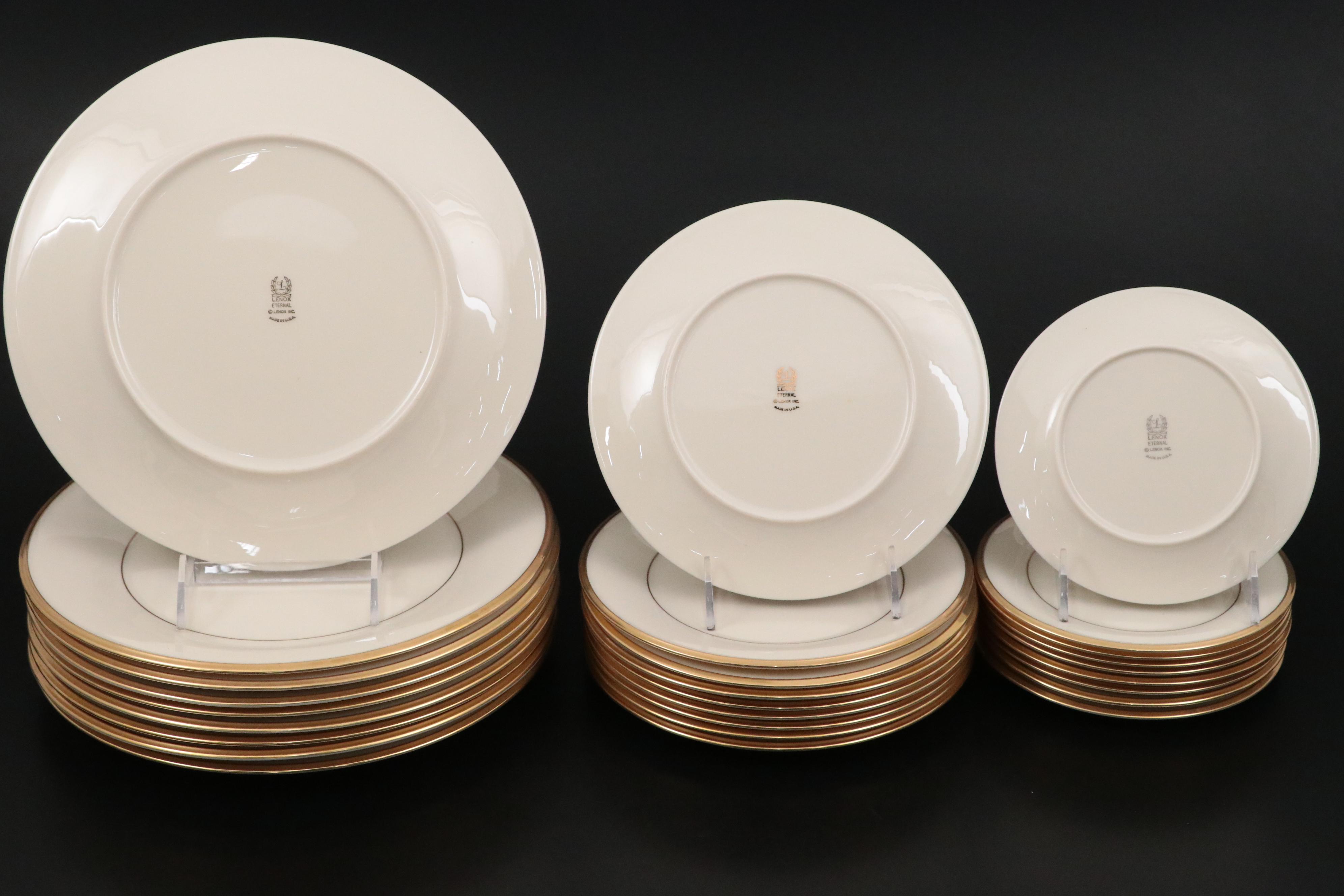 Lenox "Eternal" Porcelain Dinnerware and Table Accessories