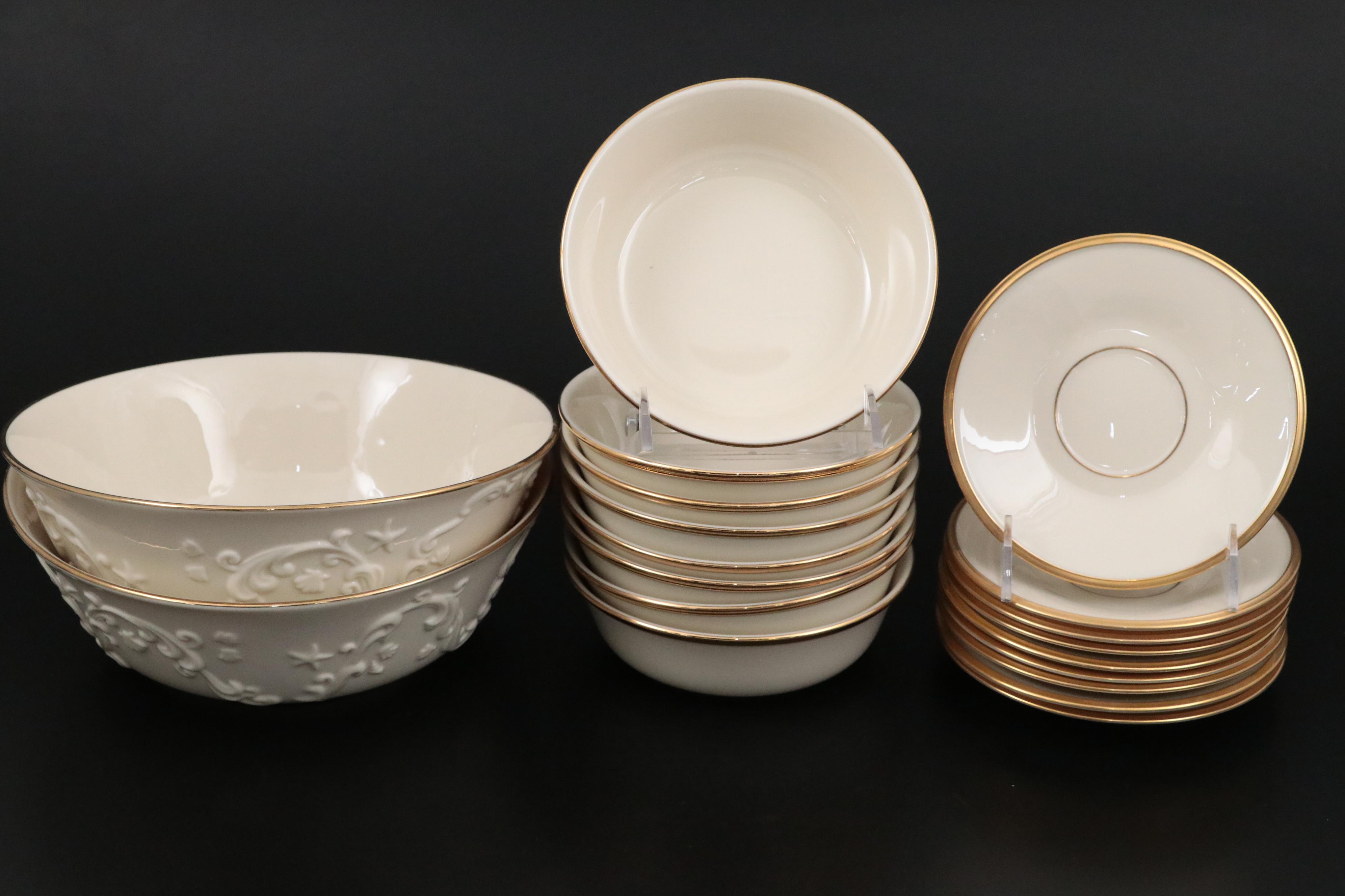 Lenox "Eternal" Porcelain Dinnerware and Table Accessories