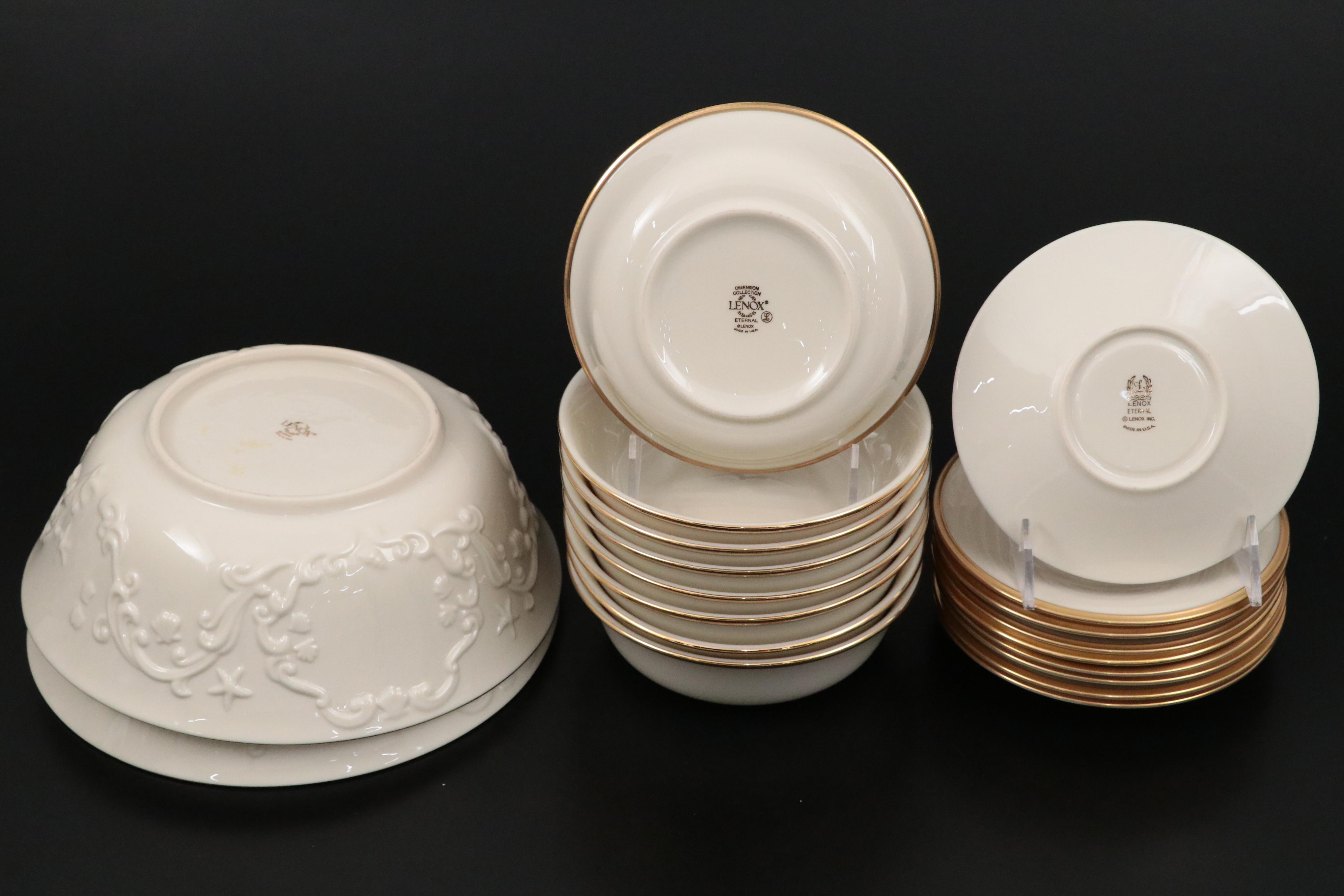 Lenox "Eternal" Porcelain Dinnerware and Table Accessories