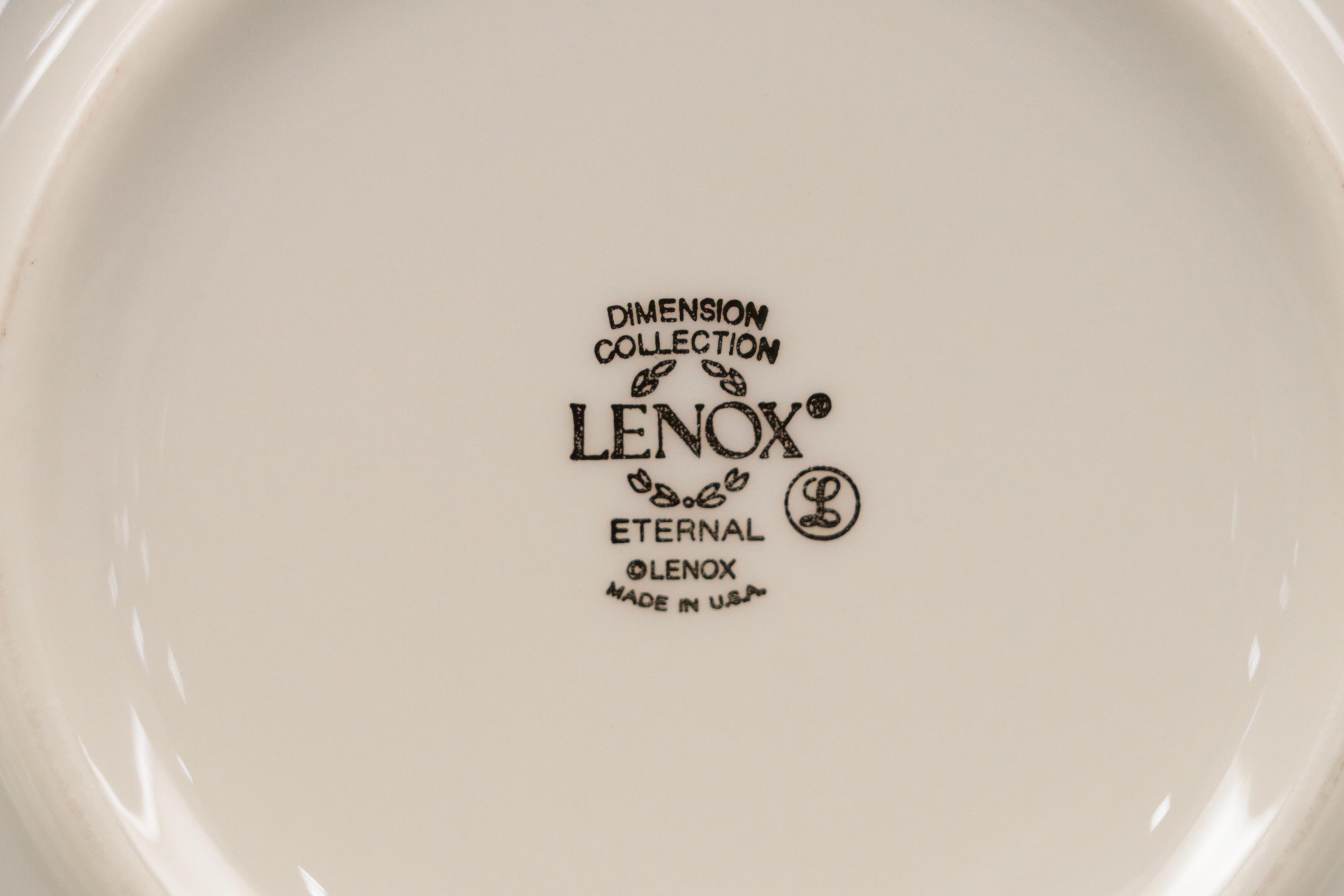 Lenox "Eternal" Porcelain Dinnerware and Table Accessories