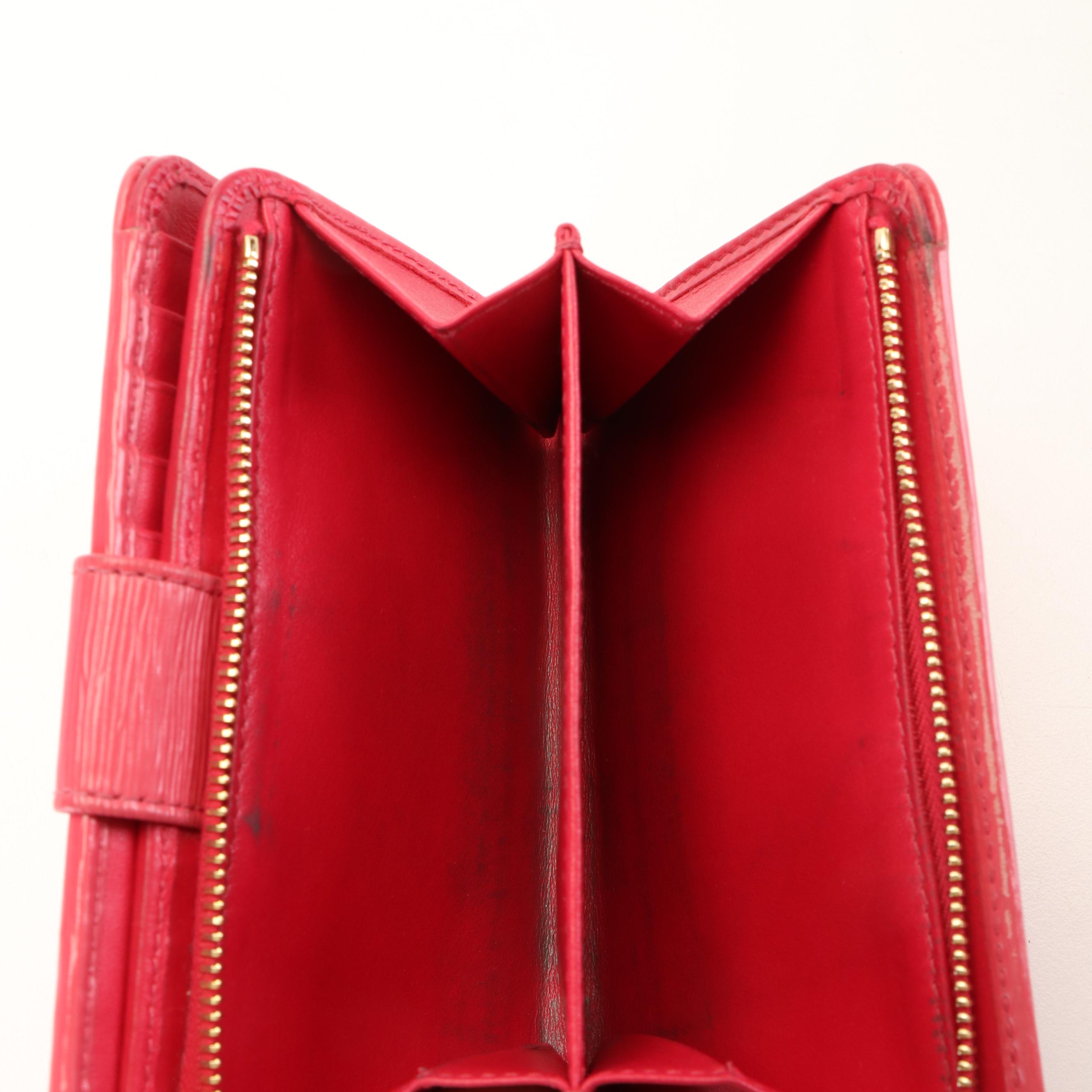 Prada French Wallet in Pink Vitello Move Leather