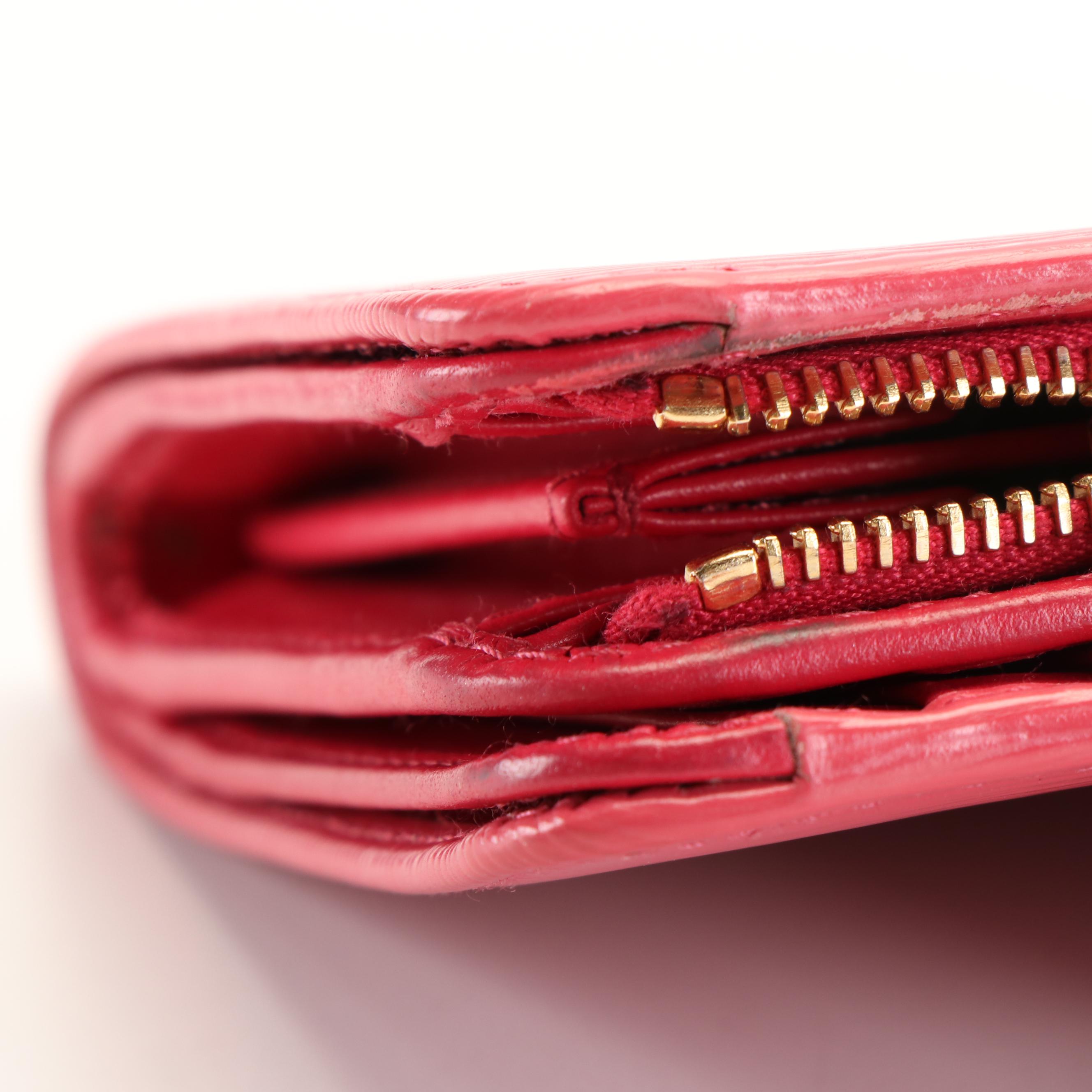 Prada French Wallet in Pink Vitello Move Leather