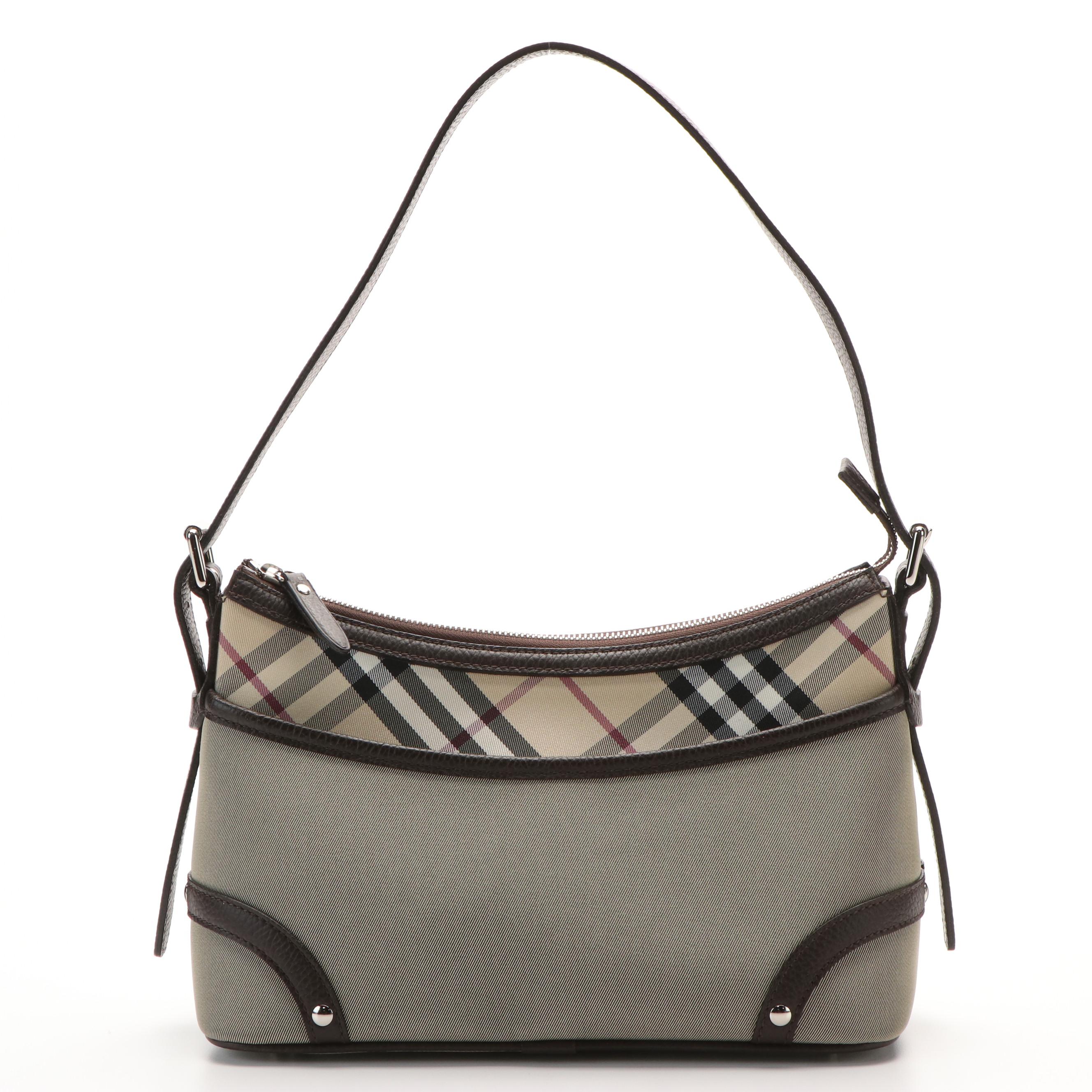 Burberry Nova Check and Nylon Shoulder