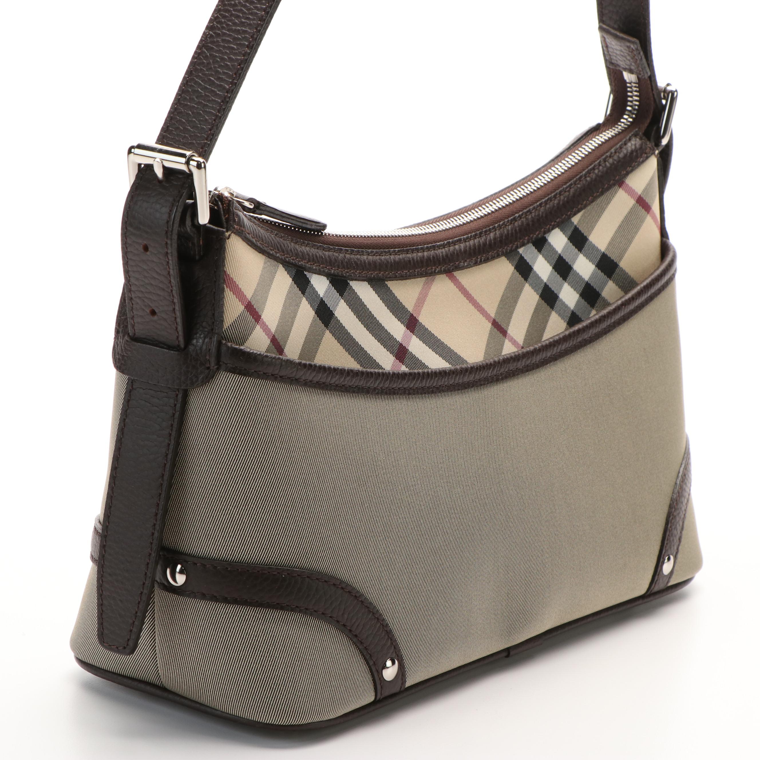 Burberry Nova Check and Nylon Shoulder