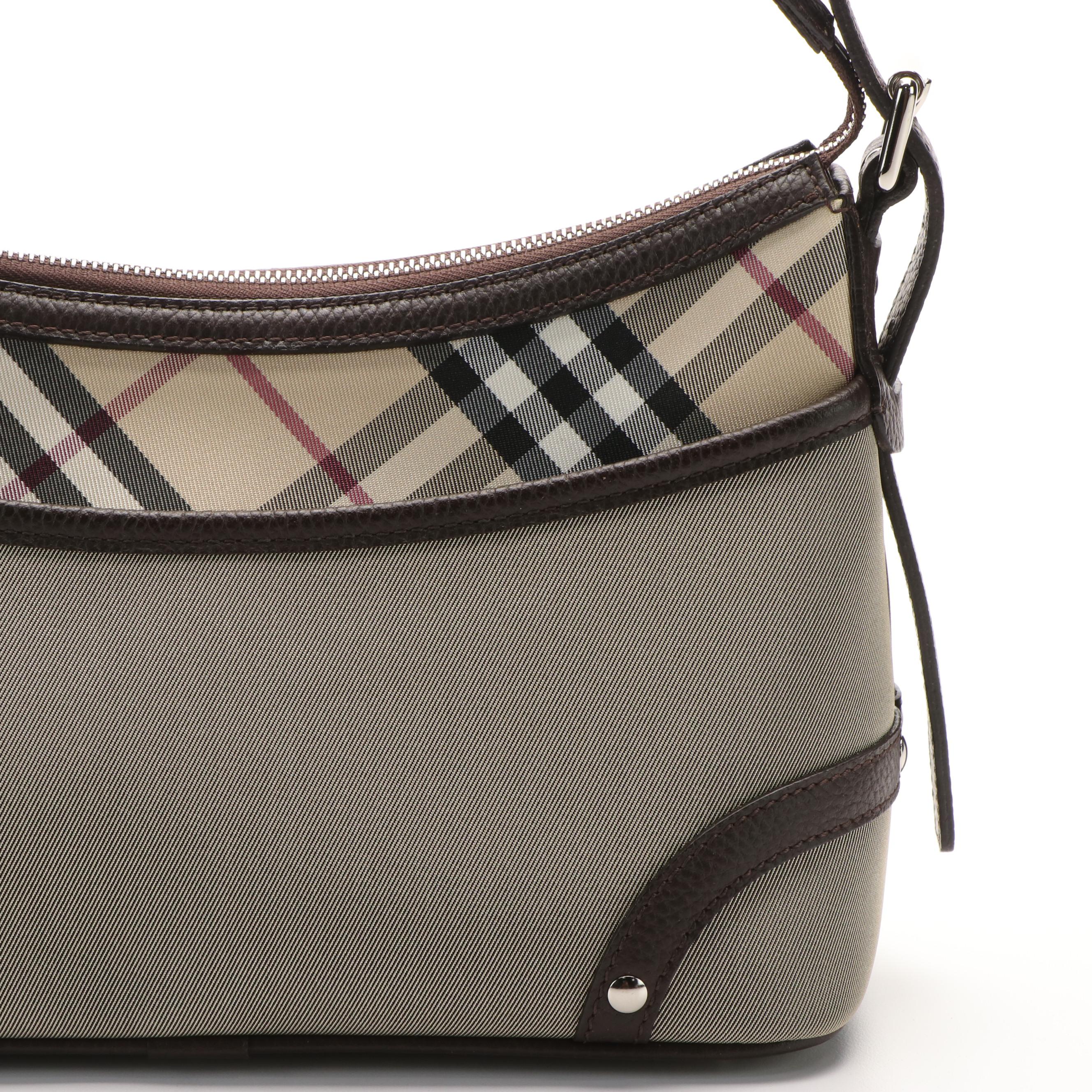Burberry Nova Check and Nylon Shoulder