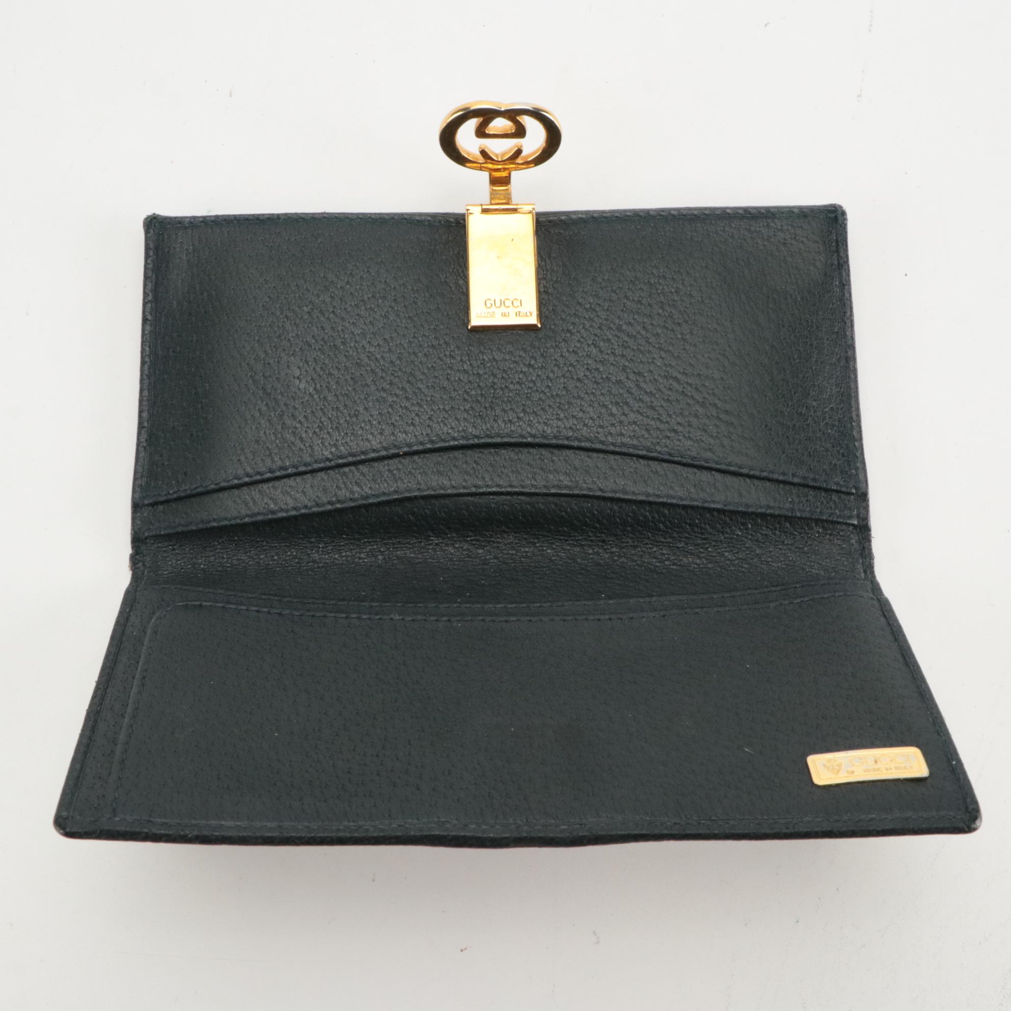 Gucci Web Stripe Supreme Canvas and Leather Boston Bag with Wallet & Key Holder