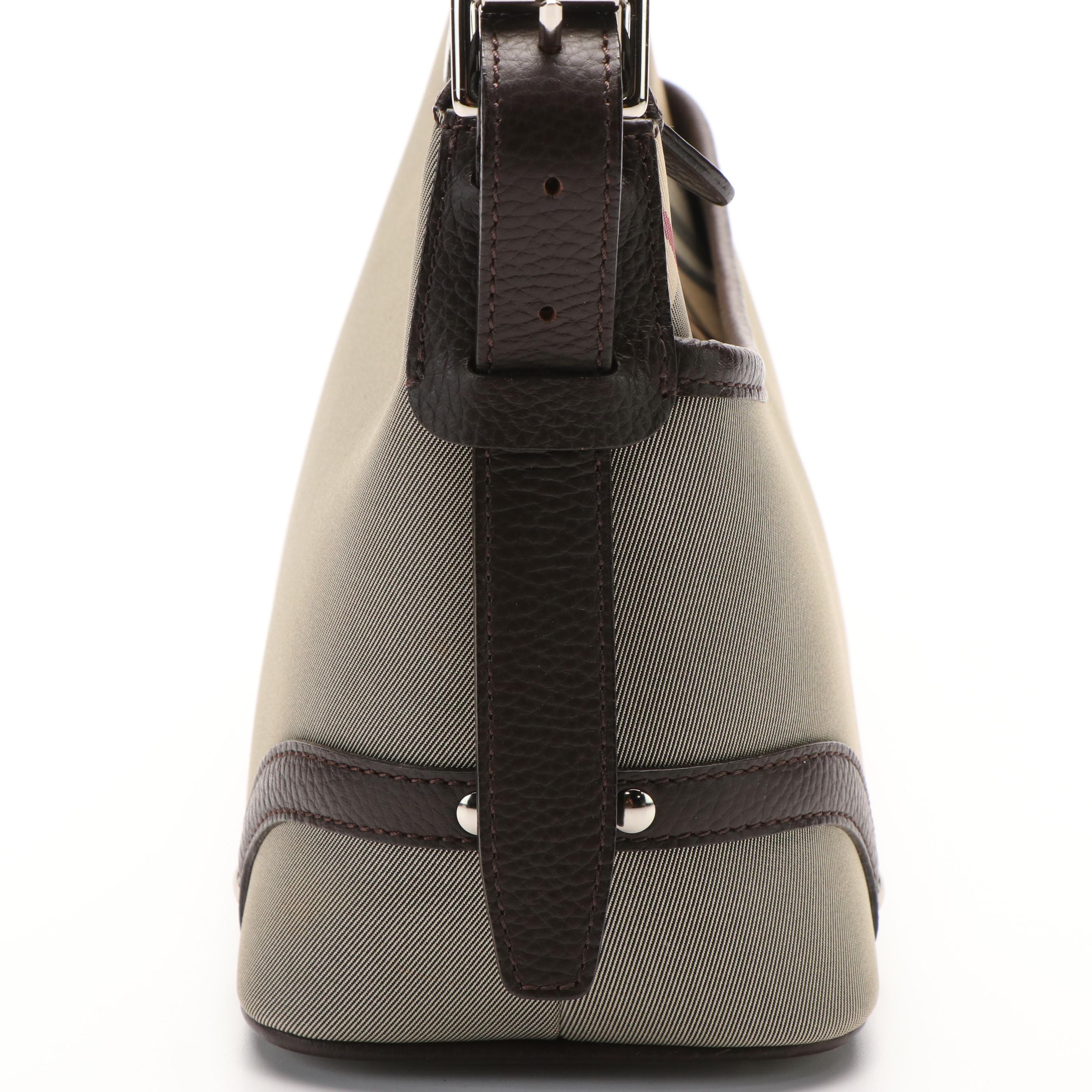 Burberry Nova Check and Nylon Shoulder