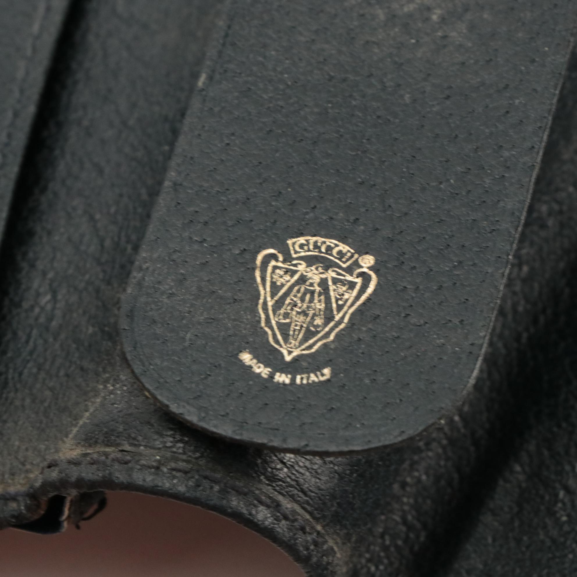 Gucci Web Stripe Supreme Canvas and Leather Boston Bag with Wallet & Key Holder