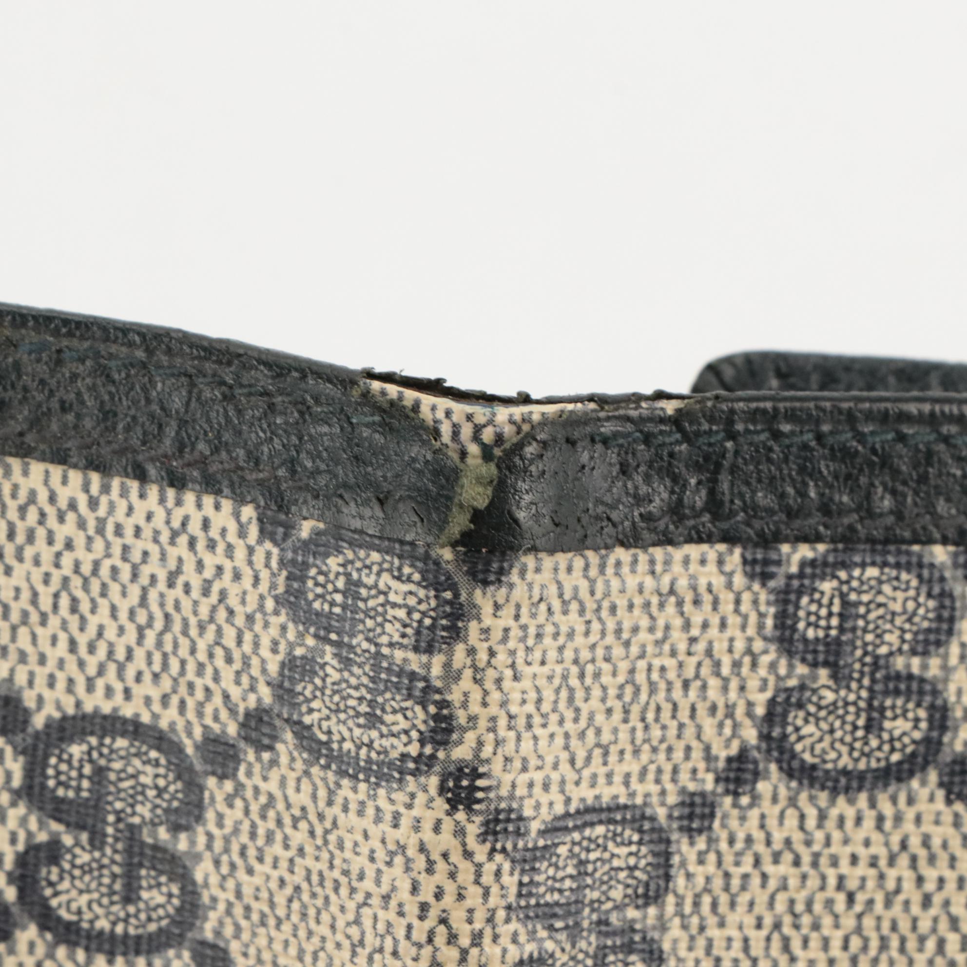 Gucci Web Stripe Supreme Canvas and Leather Boston Bag with Wallet & Key Holder