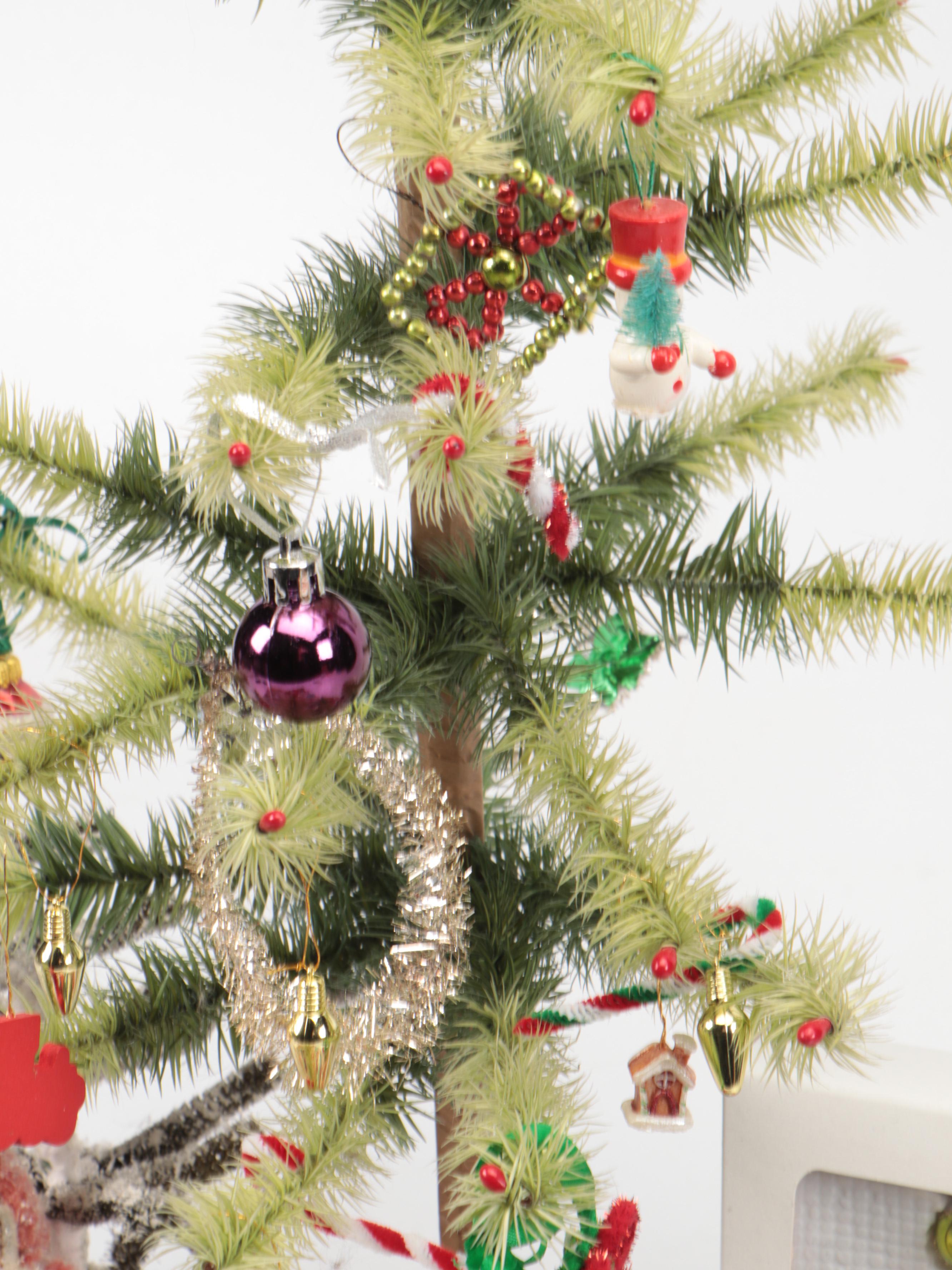 German Putz Style Houses and Other Vintage Christmas Decor