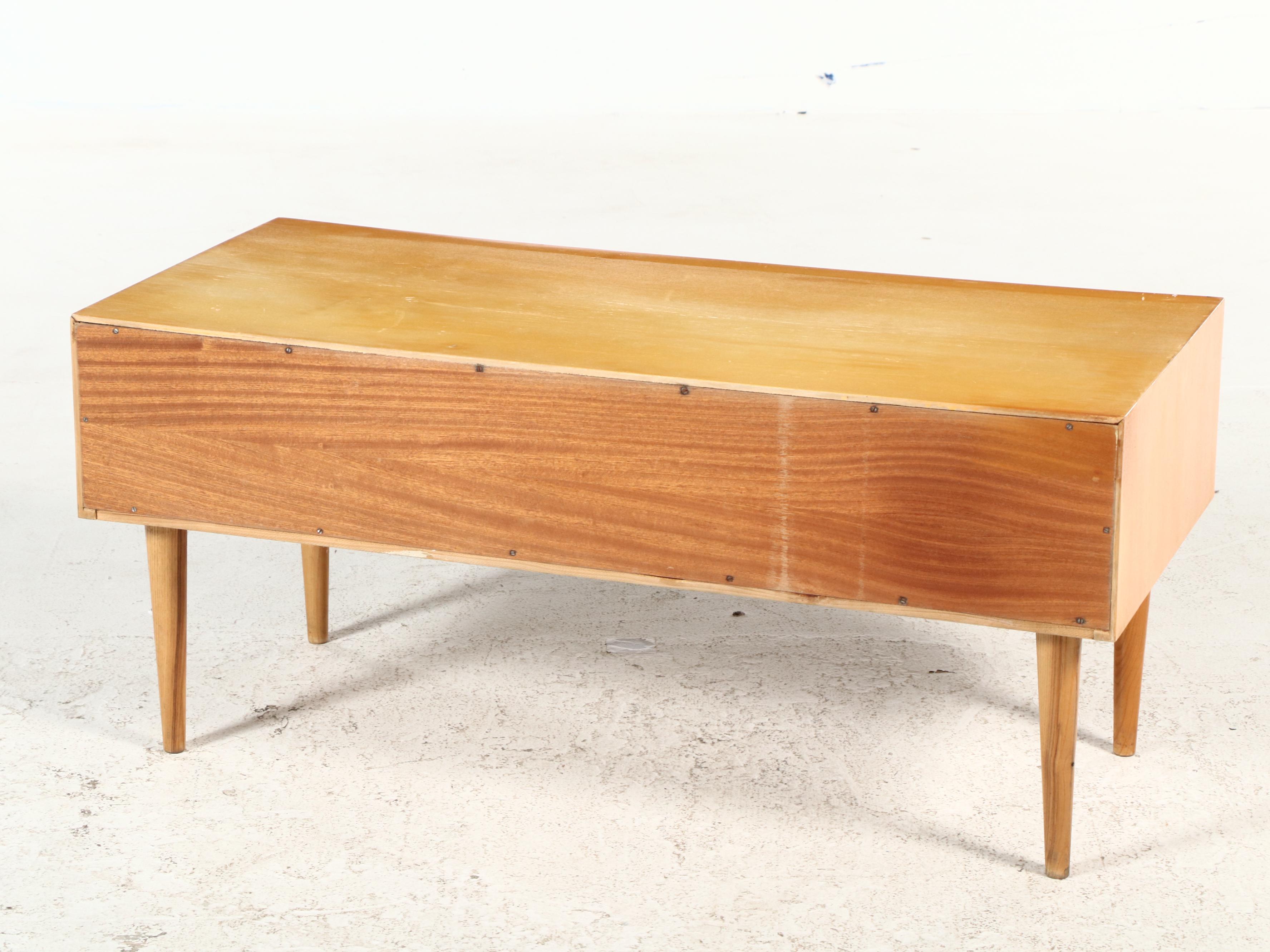 Mid Century Modern Maple and Ash Coffee Table