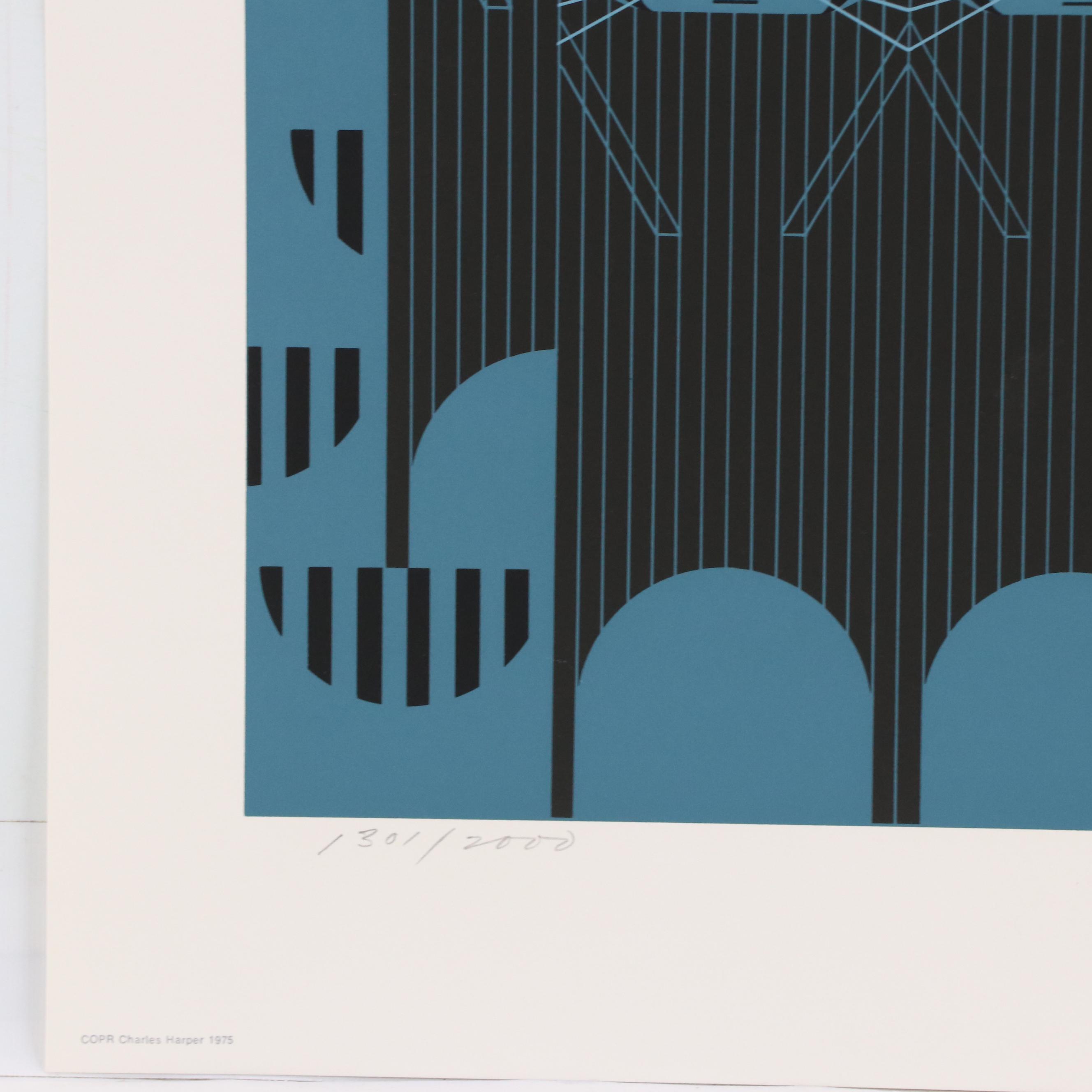 Charley Harper Serigraph "Raccpack," 1975