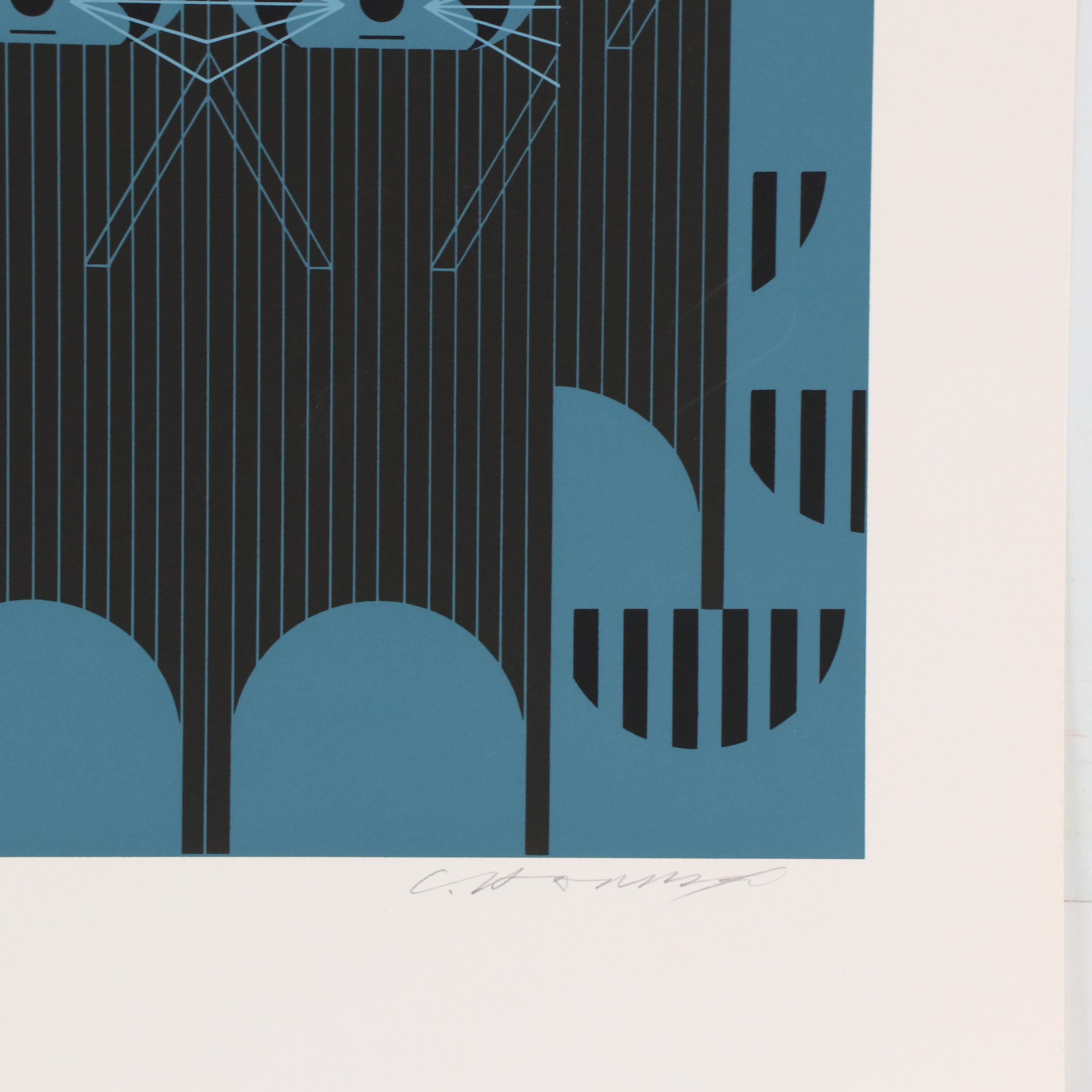 Charley Harper Serigraph "Raccpack," 1975