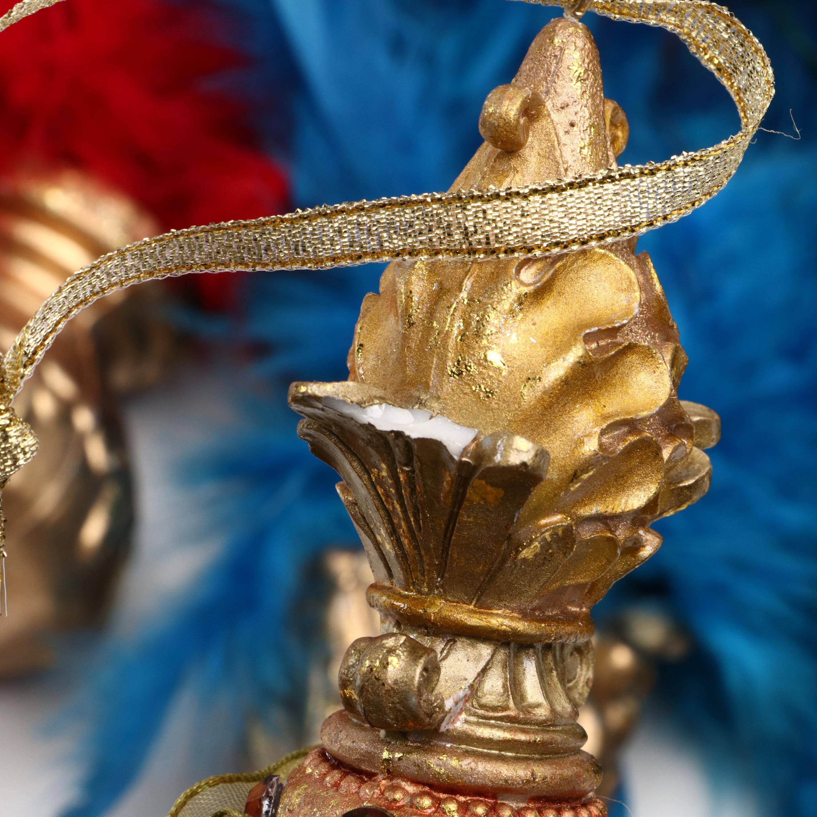 Moroccan Magic Feathered Ornaments and Decorative Tassels with Other Ornaments