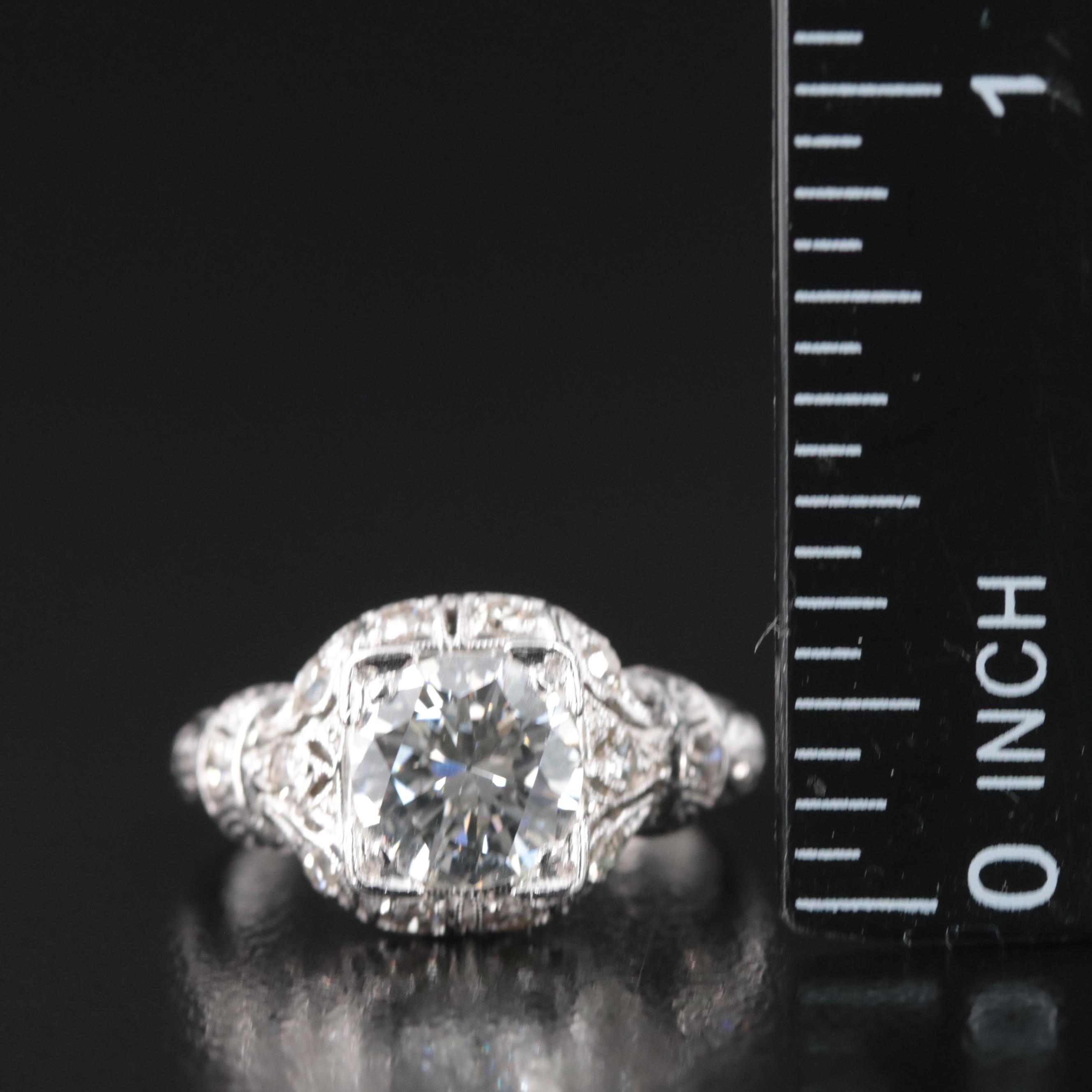 Platinum 1.58 CTW Diamond Ring