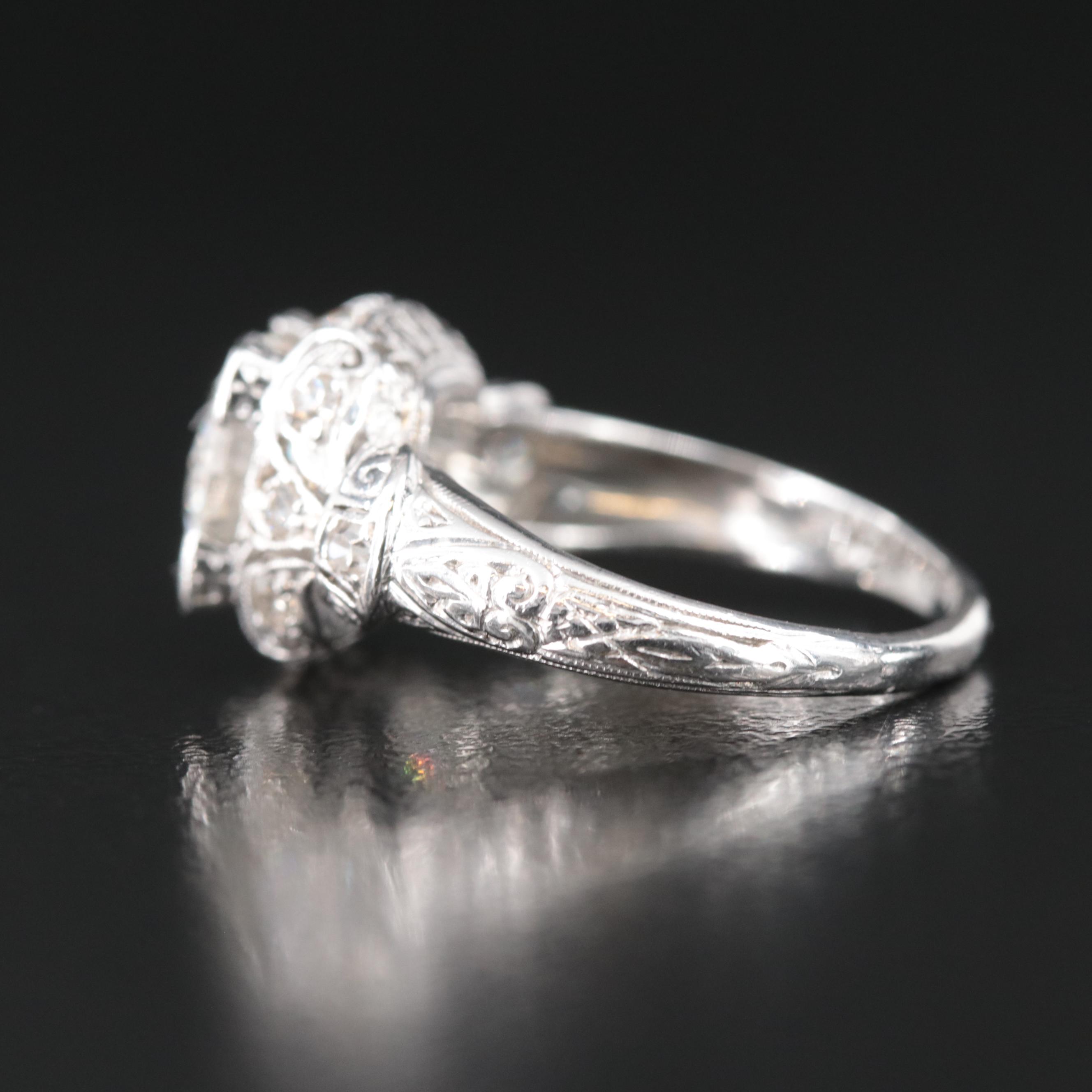 Platinum 1.58 CTW Diamond Ring