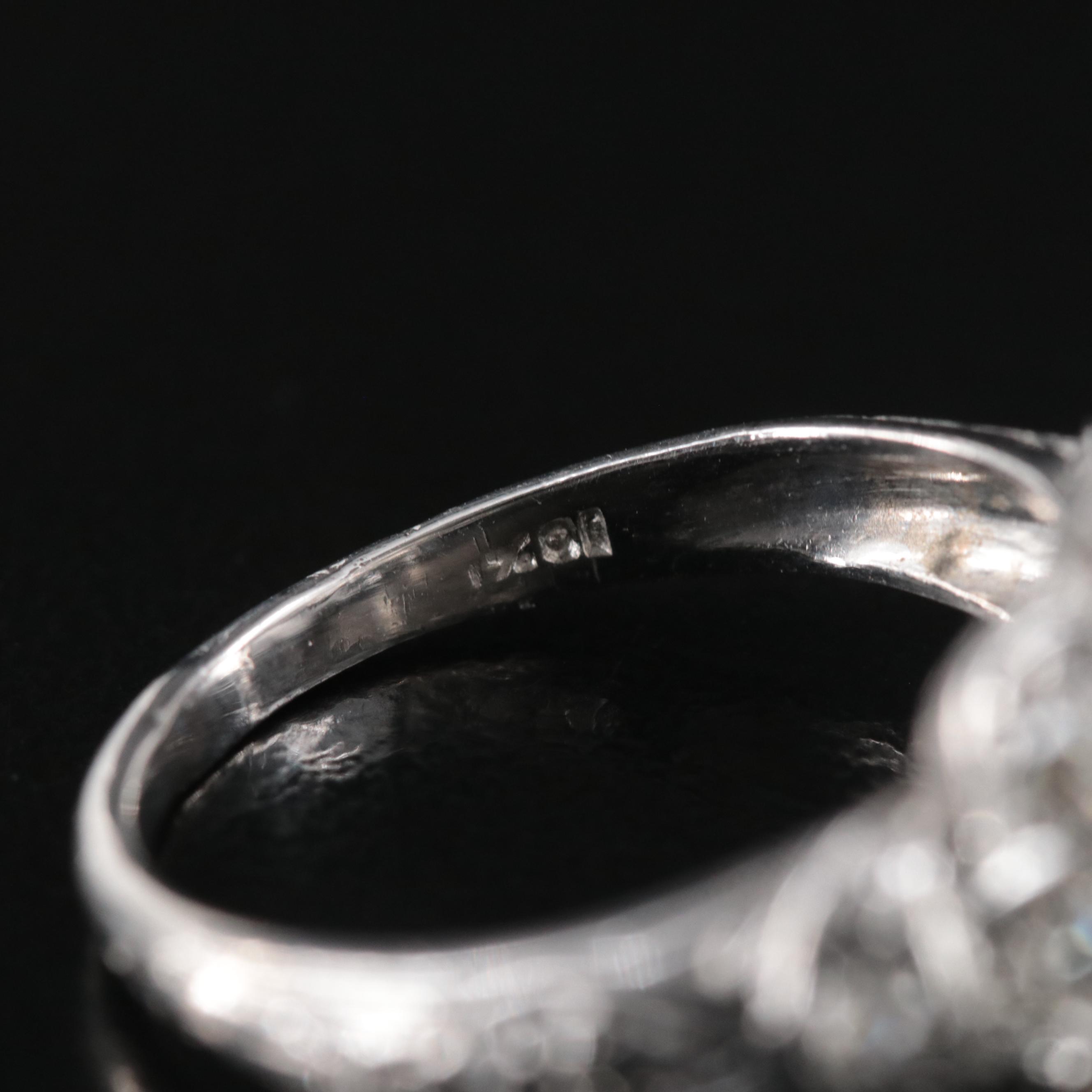 Platinum 1.58 CTW Diamond Ring