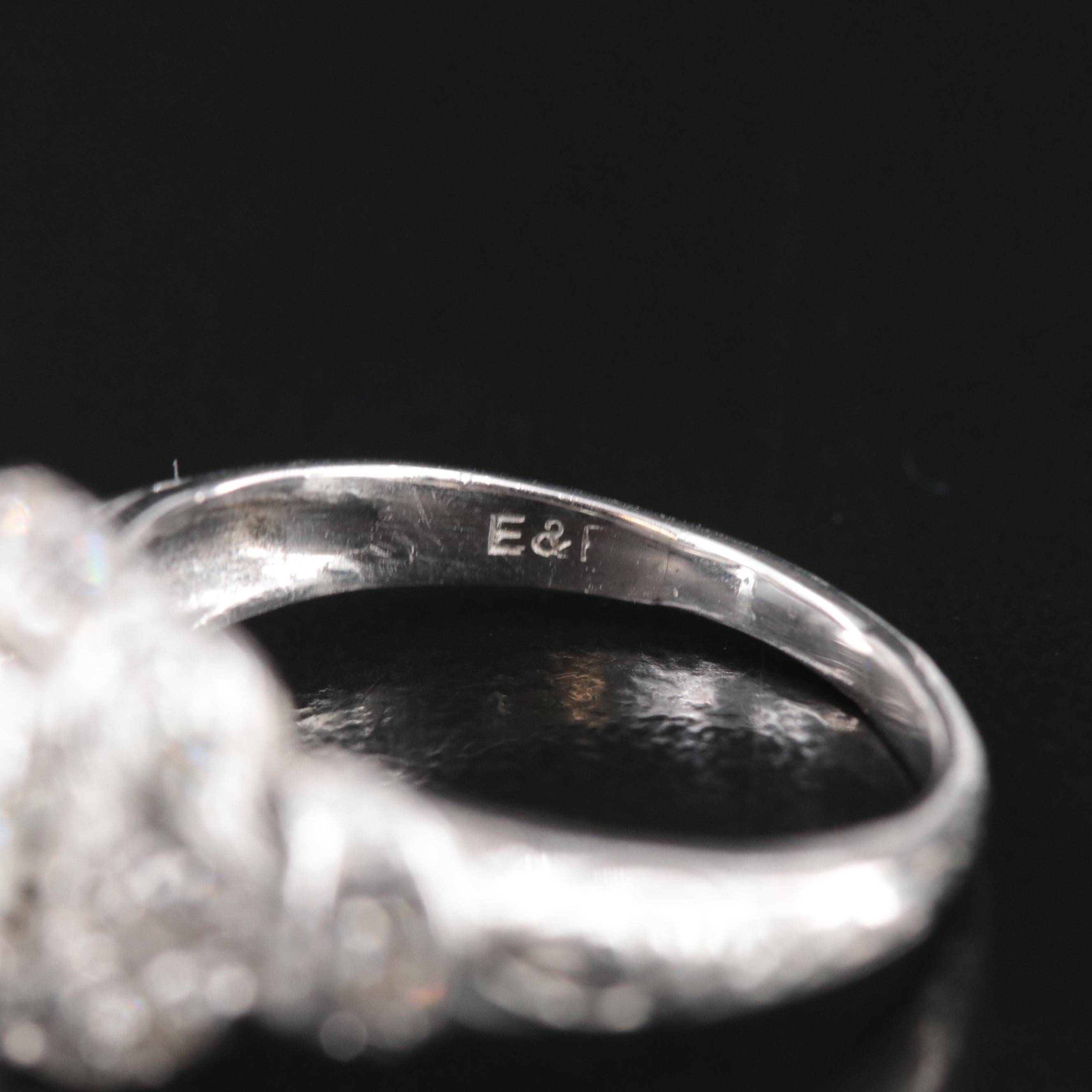 Platinum 1.58 CTW Diamond Ring