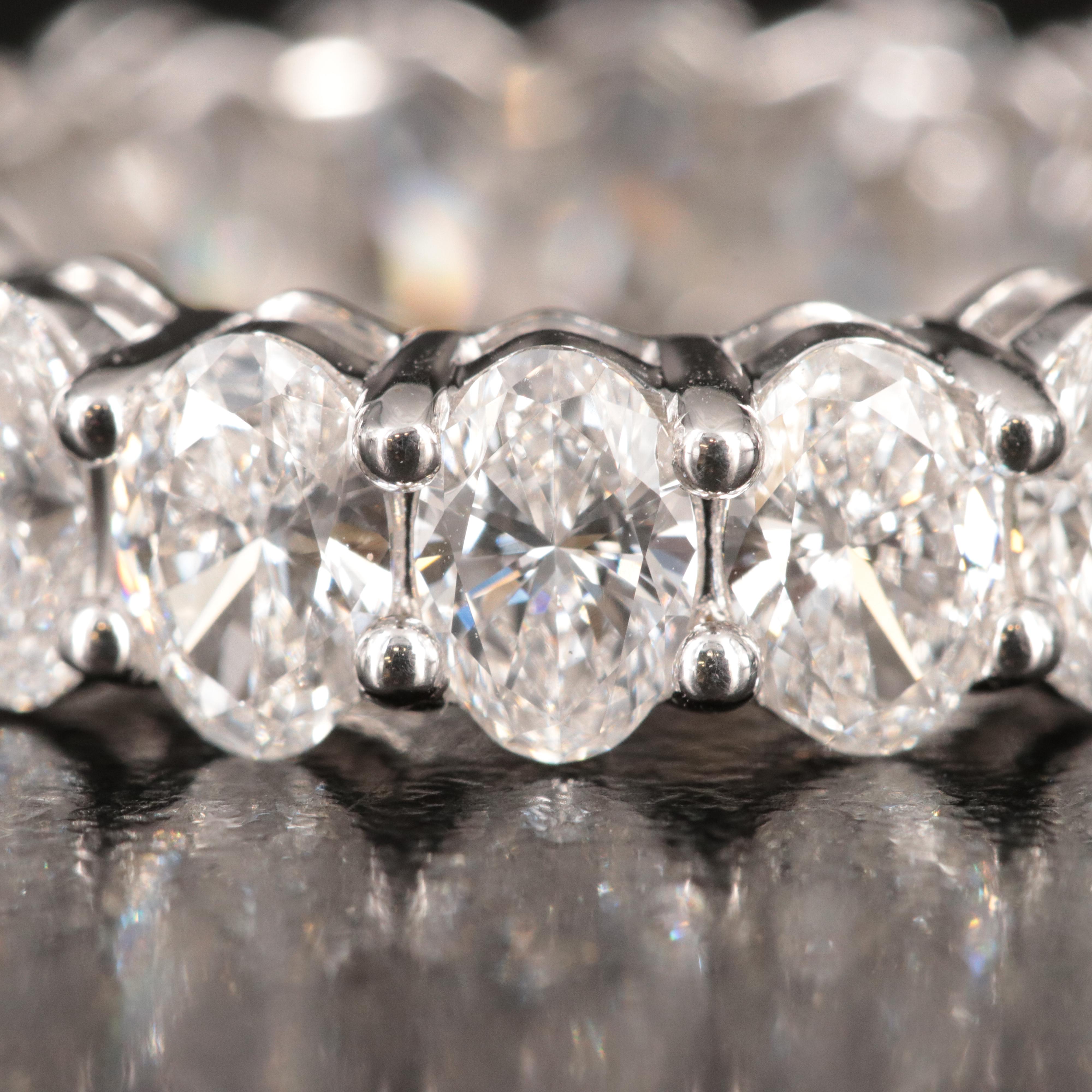 14K 5.80 CTW Lab Grown Diamond Eternity Band