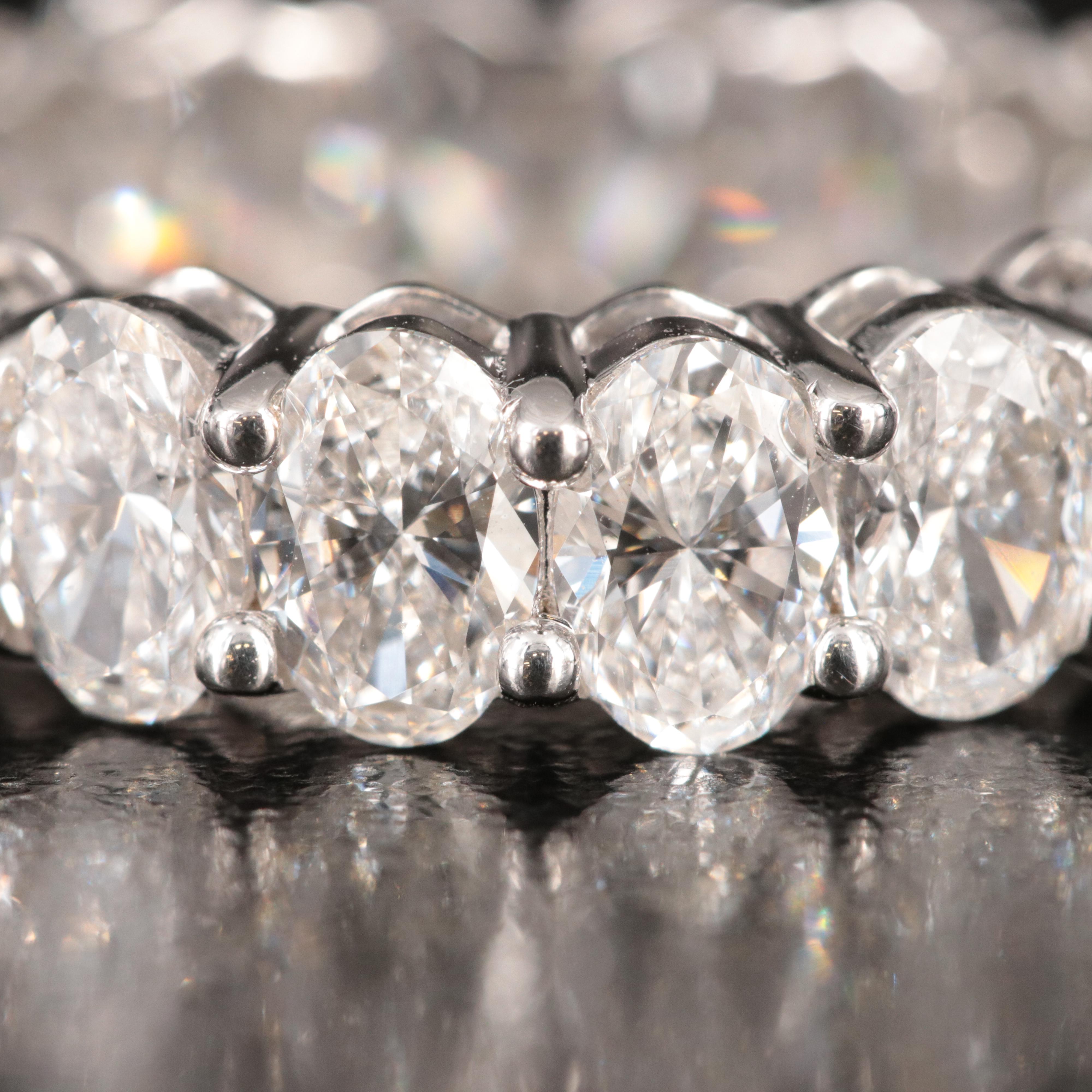 14K 5.80 CTW Lab Grown Diamond Eternity Band