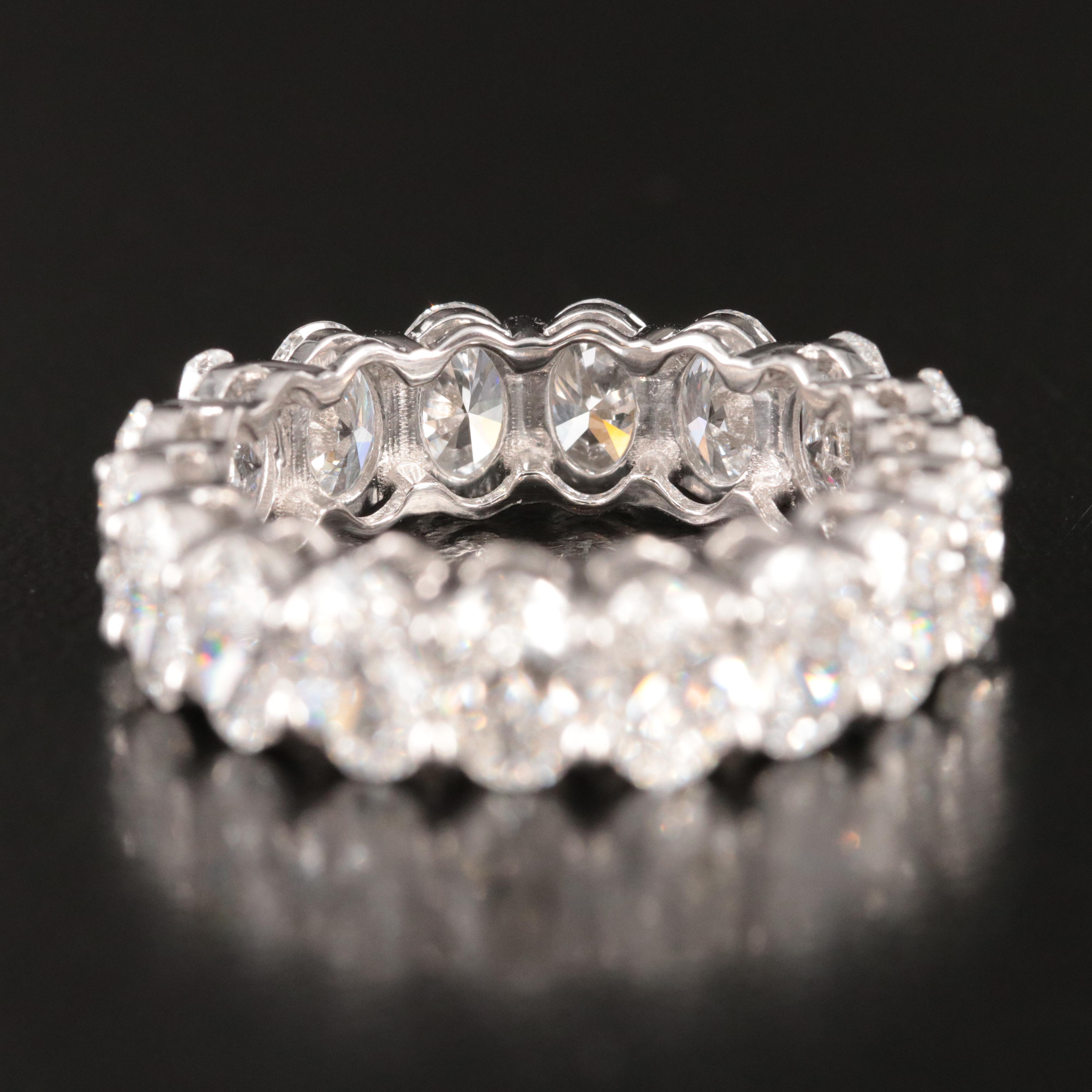 14K 5.80 CTW Lab Grown Diamond Eternity Band