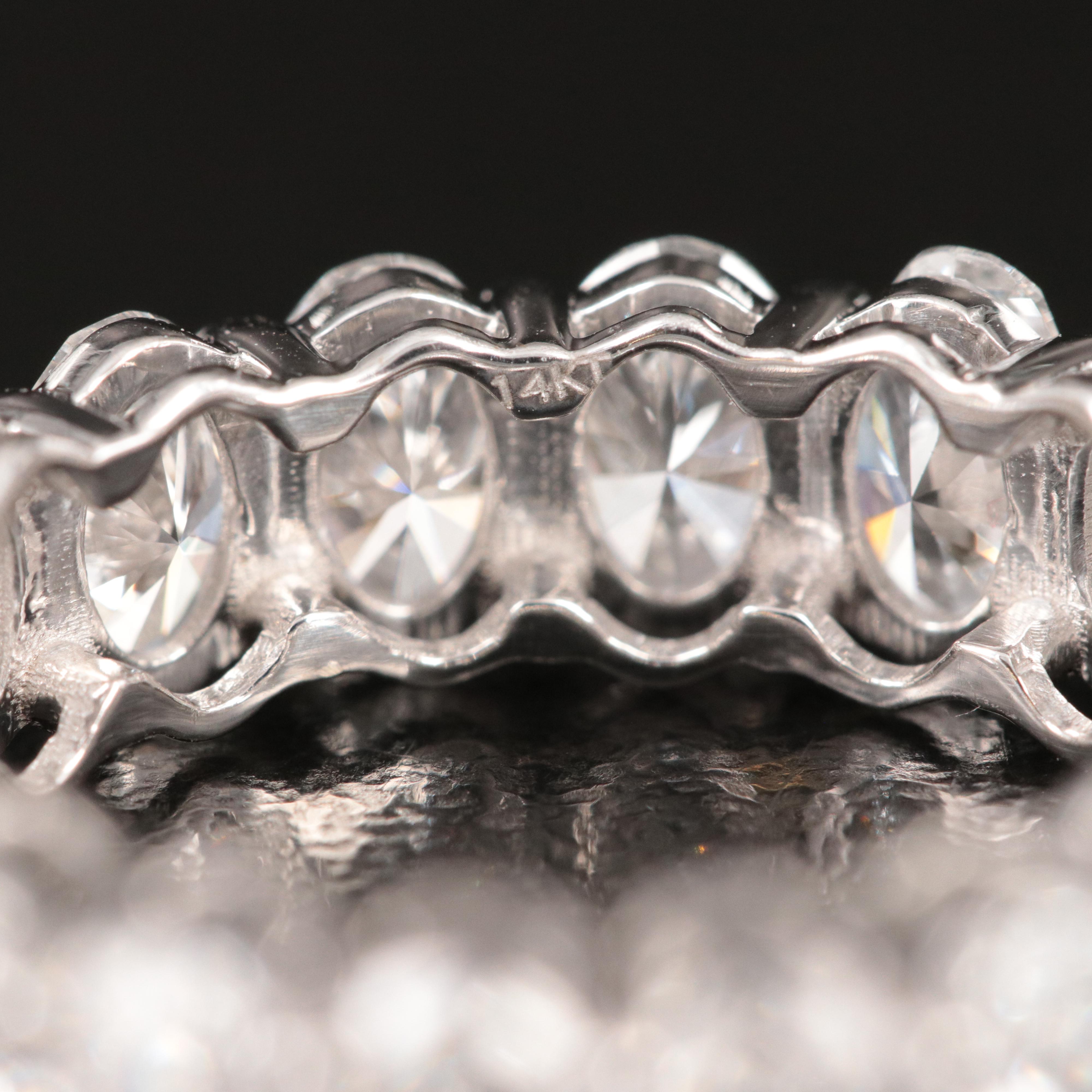 14K 5.80 CTW Lab Grown Diamond Eternity Band