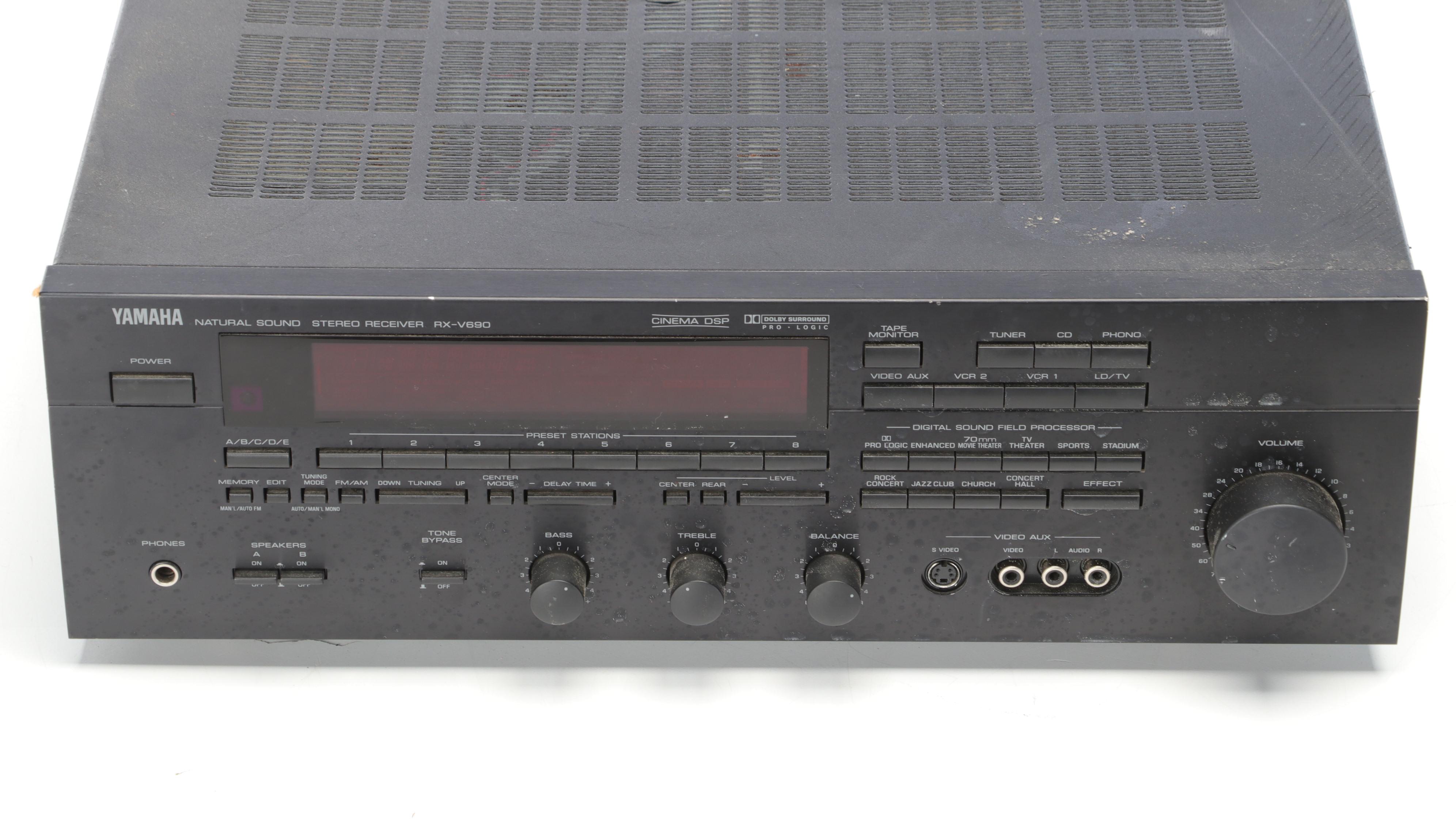 Yamaha Natural Sound Stereo Receiver RX-V690