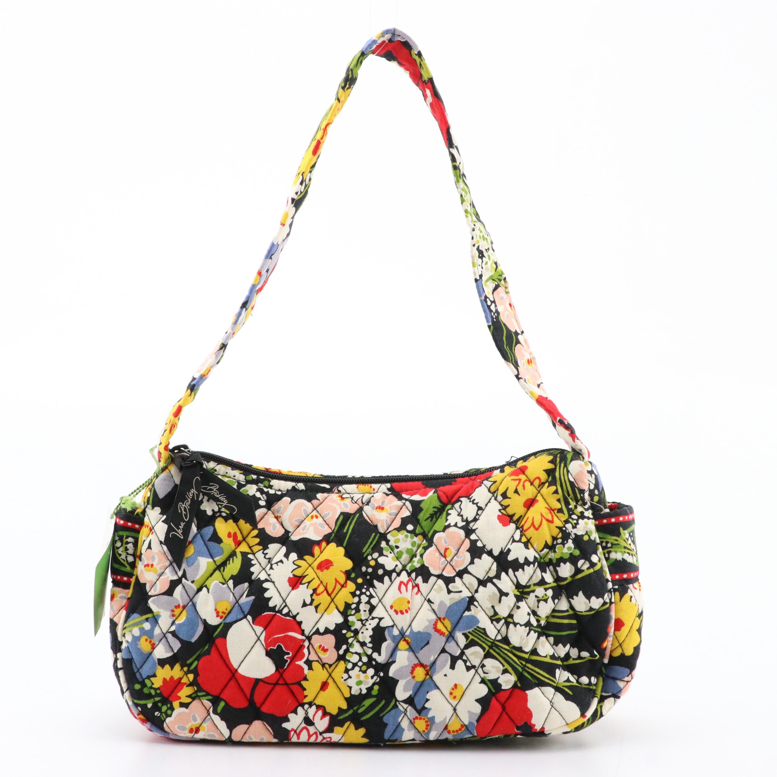 Vera Bradley Poppy Fields Maggie Shoulder Bag (NWT) and Accessories in Cotton