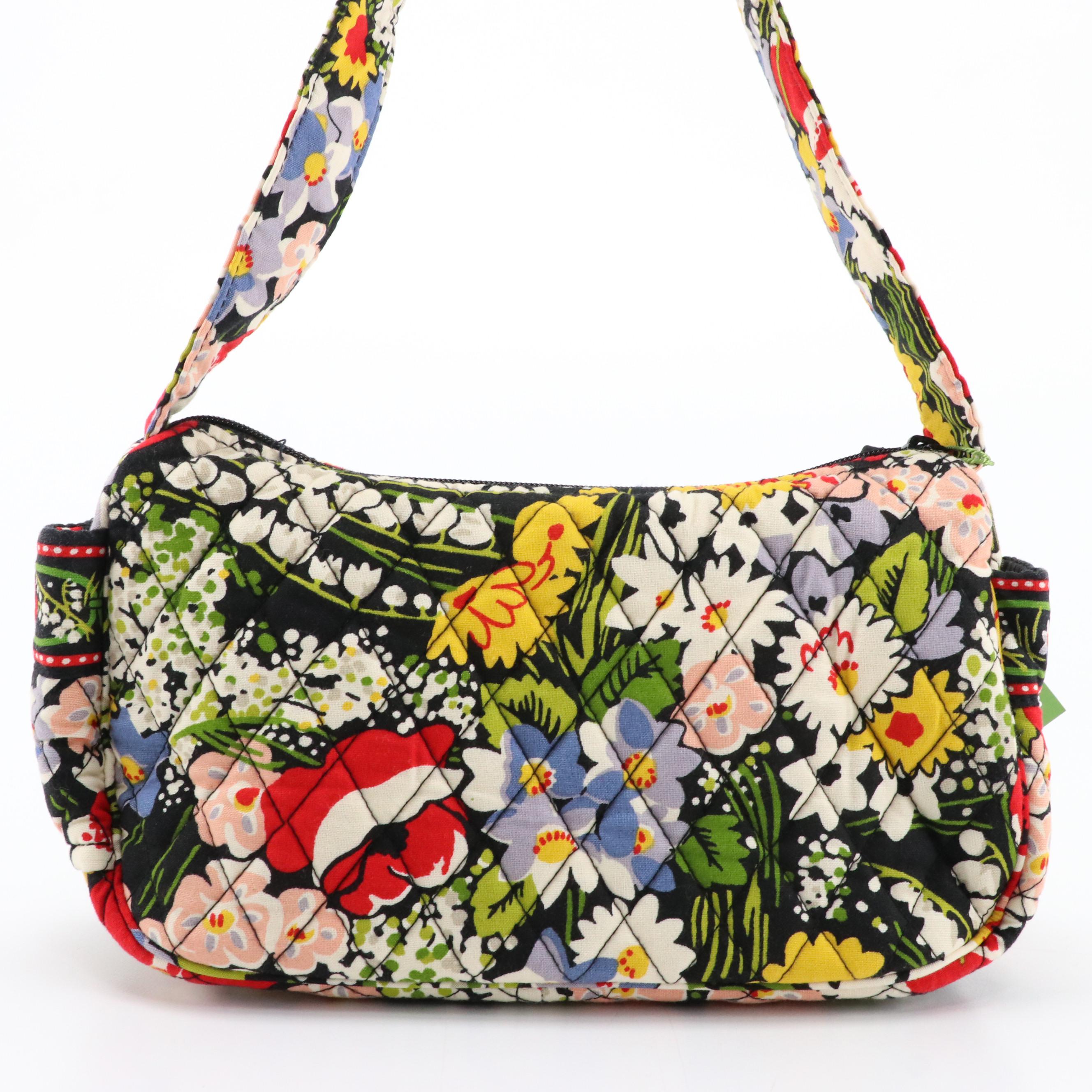 Vera Bradley Poppy Fields Maggie Shoulder Bag (NWT) and Accessories in Cotton