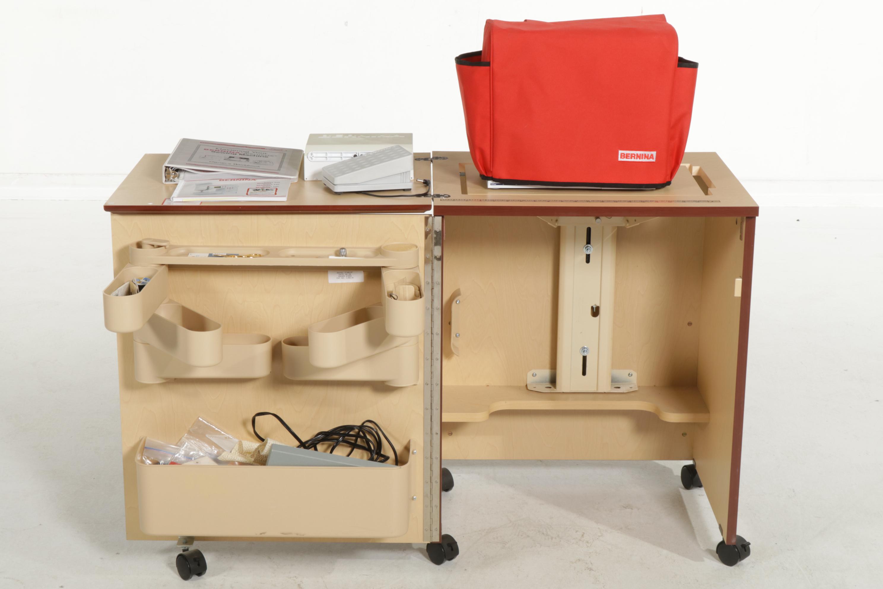 Bernina Activa 230 "Patchwork Edition" Sewing Machine in Horn Cabinet