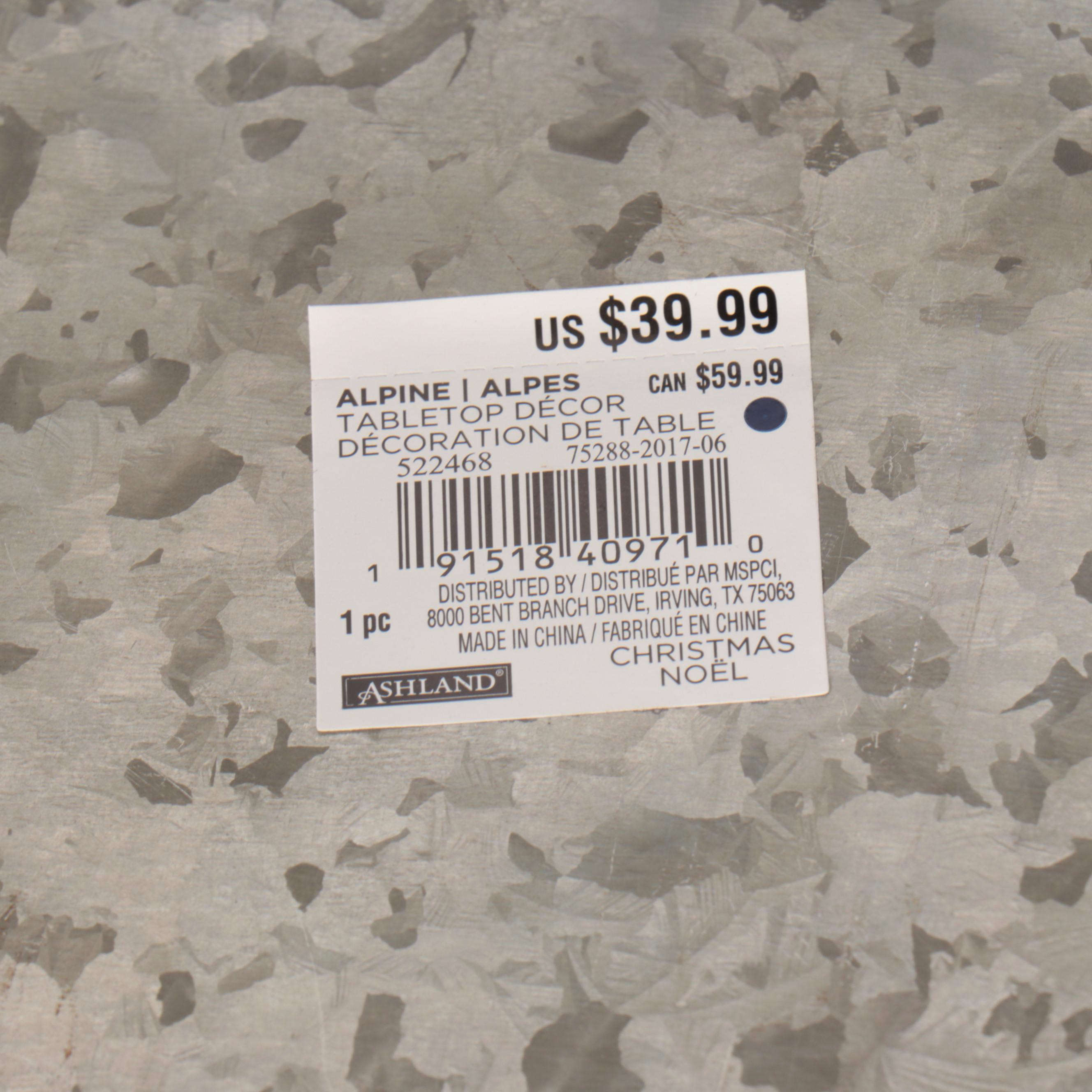 Contemporary Santa Claus Figures and Sleigh with Ty Reindeer Beanie Baby