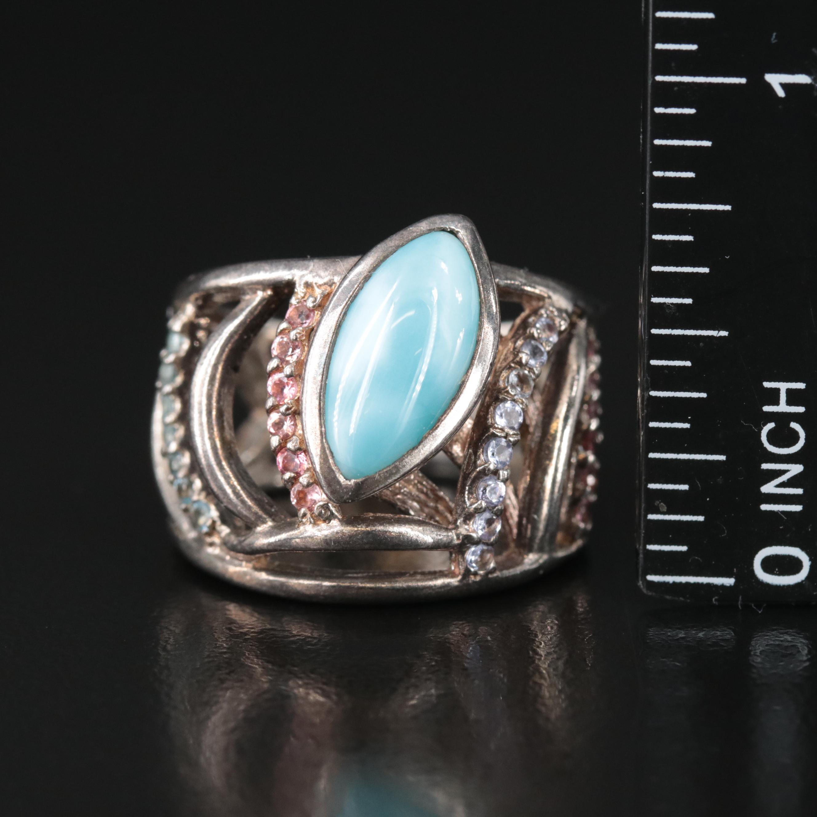 Sterling Ring Selection Featuring Druzy, Tiger's Eye and Mystic Quartz