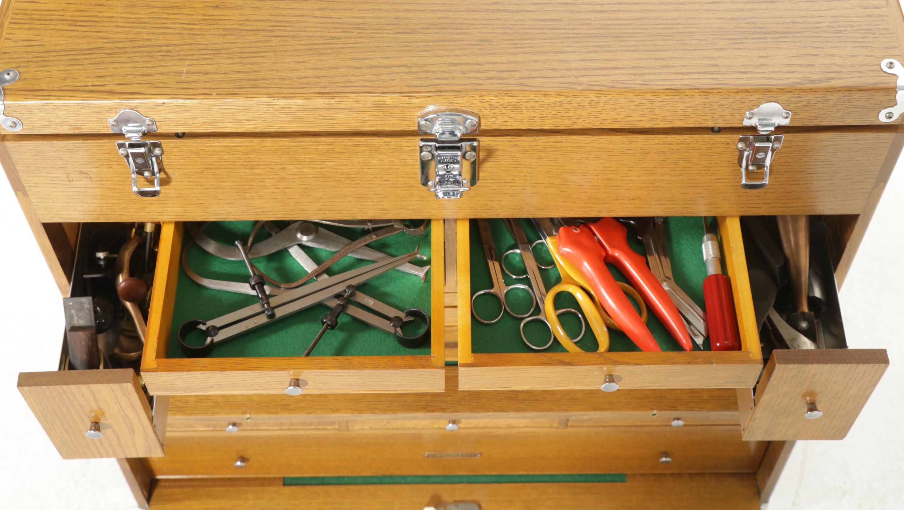 H. Gerstner Tool Chest, E.C.E. Hand Planes, Woodworking Tools & Pocket Knives