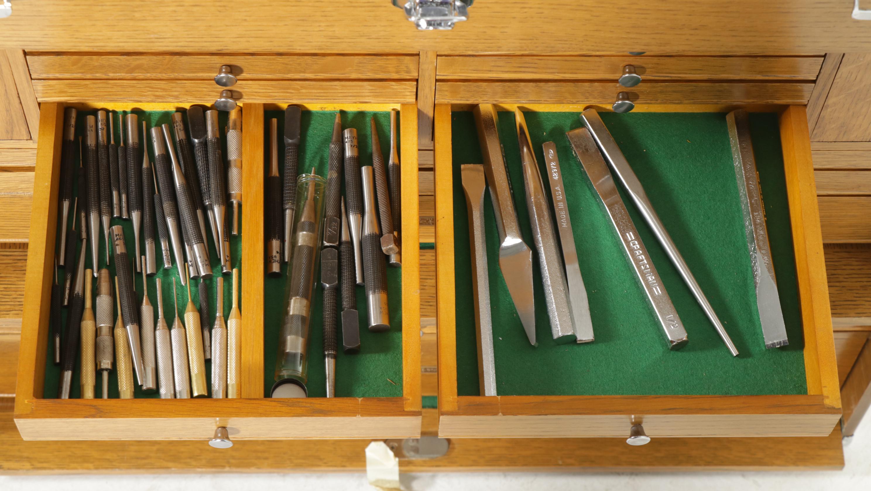 H. Gerstner Tool Chest, E.C.E. Hand Planes, Woodworking Tools & Pocket Knives