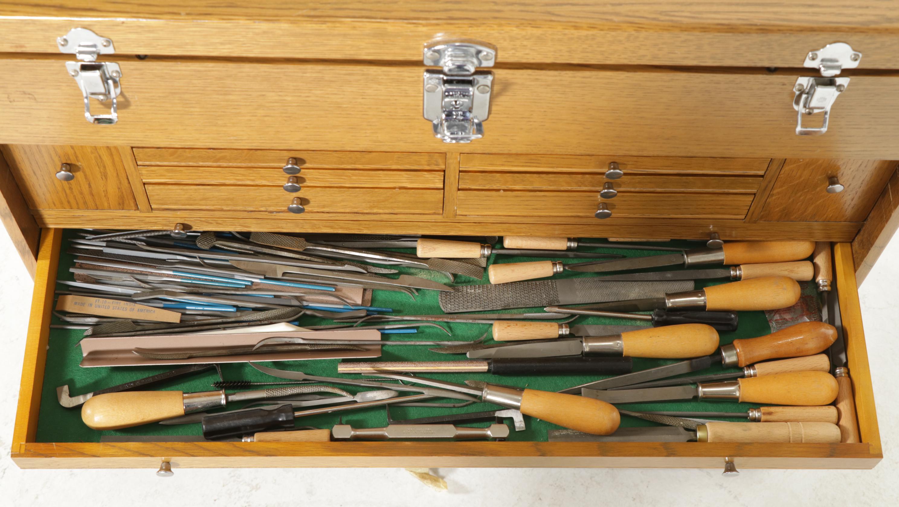 H. Gerstner Tool Chest, E.C.E. Hand Planes, Woodworking Tools & Pocket Knives