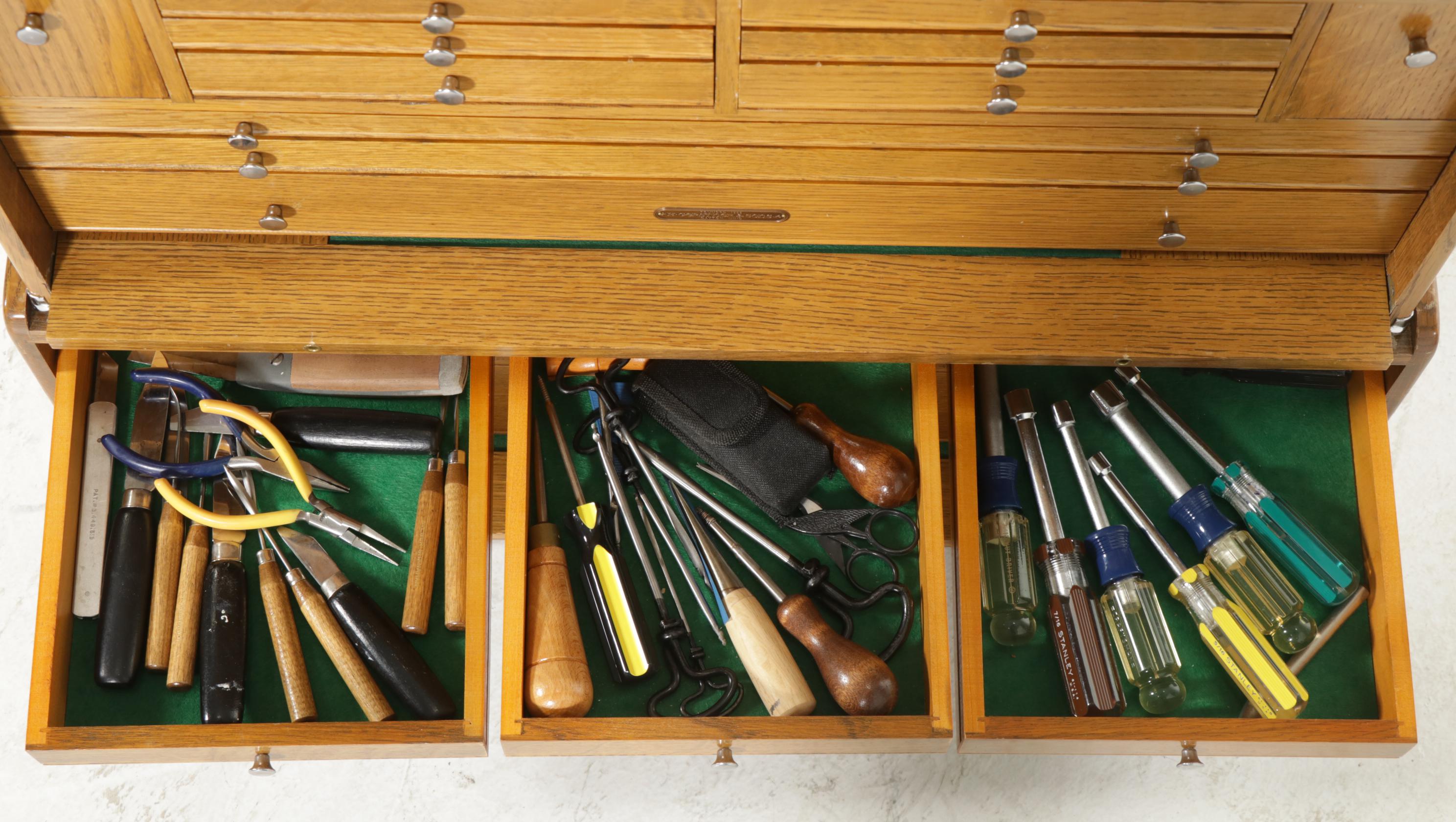 H. Gerstner Tool Chest, E.C.E. Hand Planes, Woodworking Tools & Pocket Knives