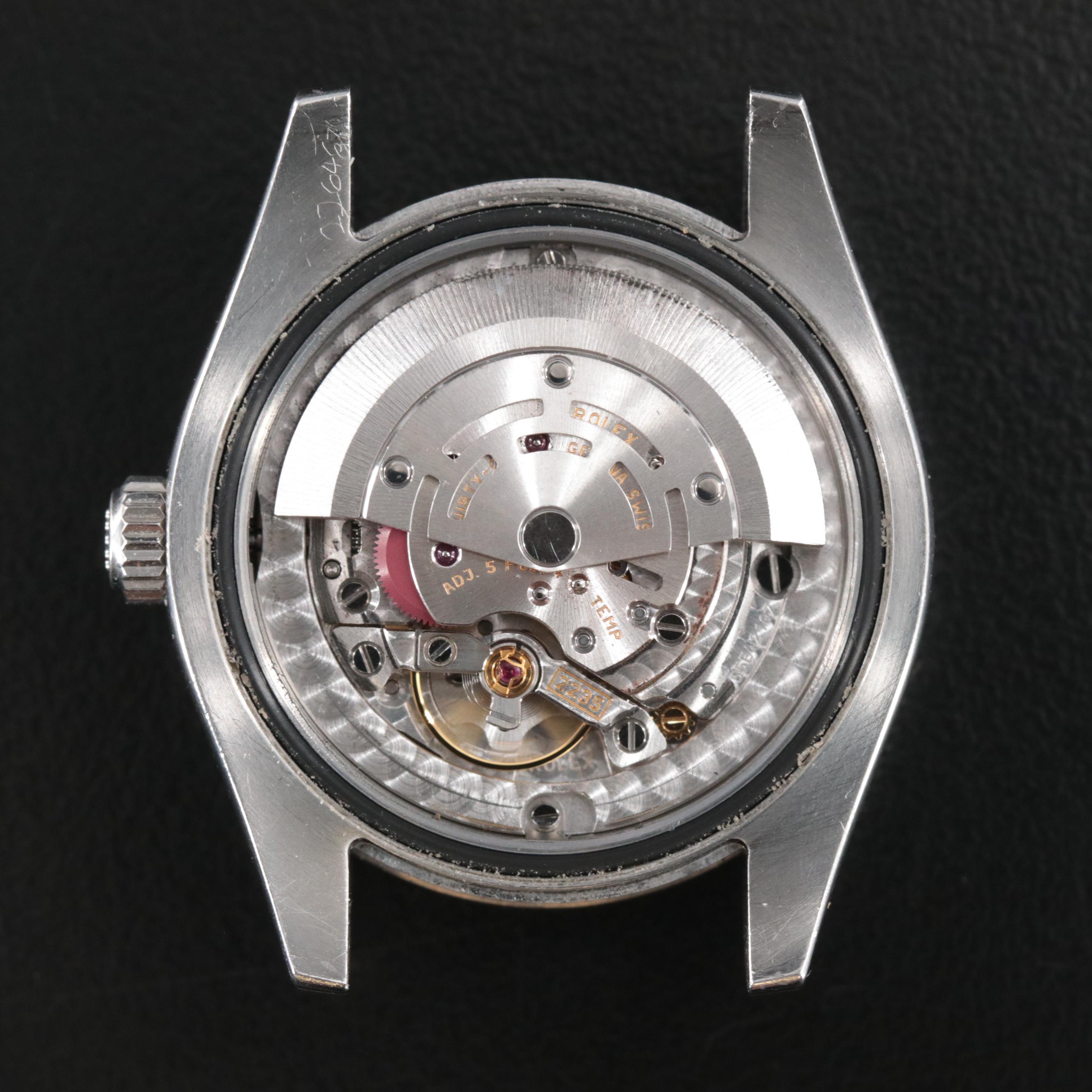 Rolex Oyster Perpetual Blue Roman Datejust Watch