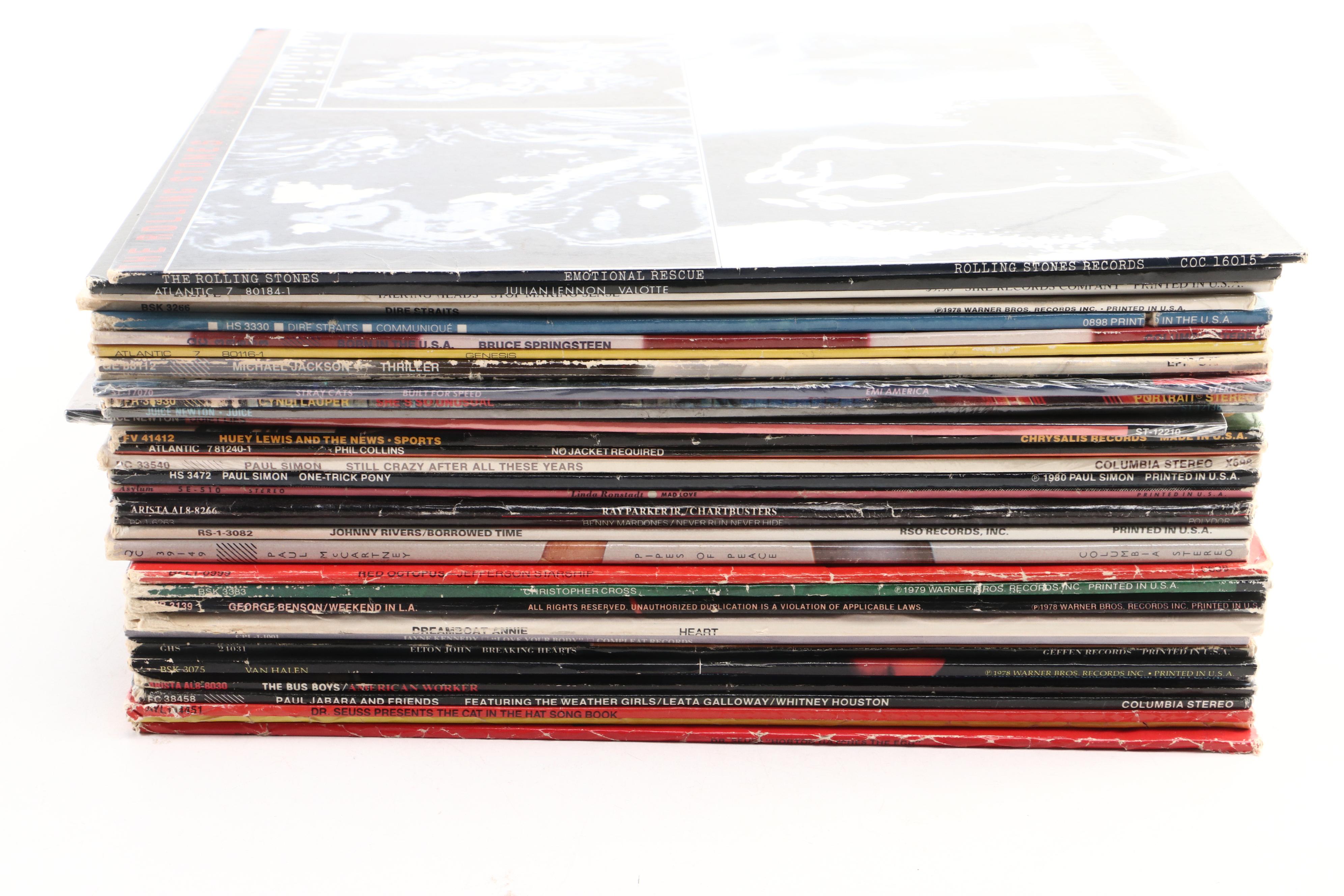 Tom Waits, Rolling Stones, Dire Straits, Julian Lennon and More Vinyl Records