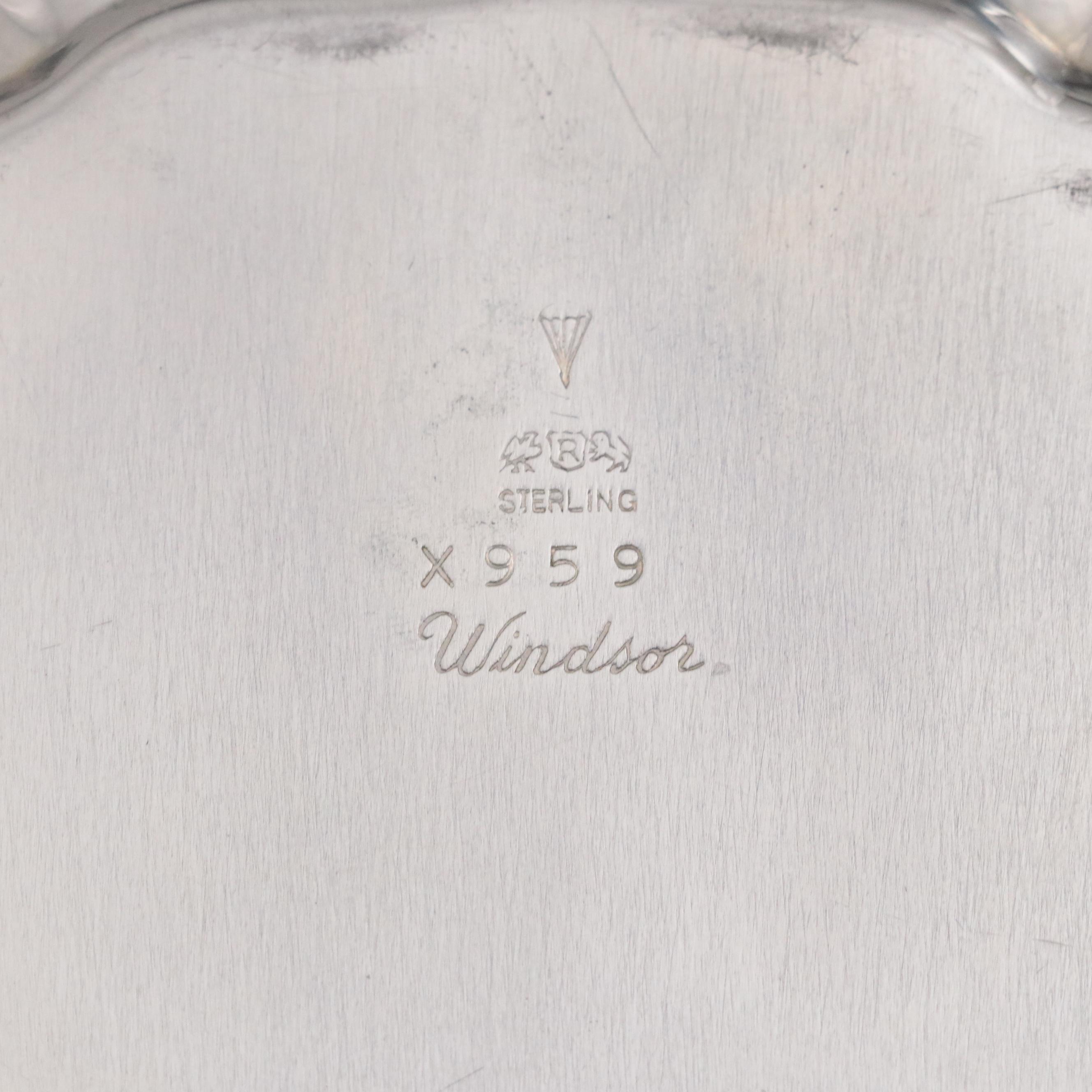 Reed & Barton "Windsor" Sterling Silver Bread Tray, 1945