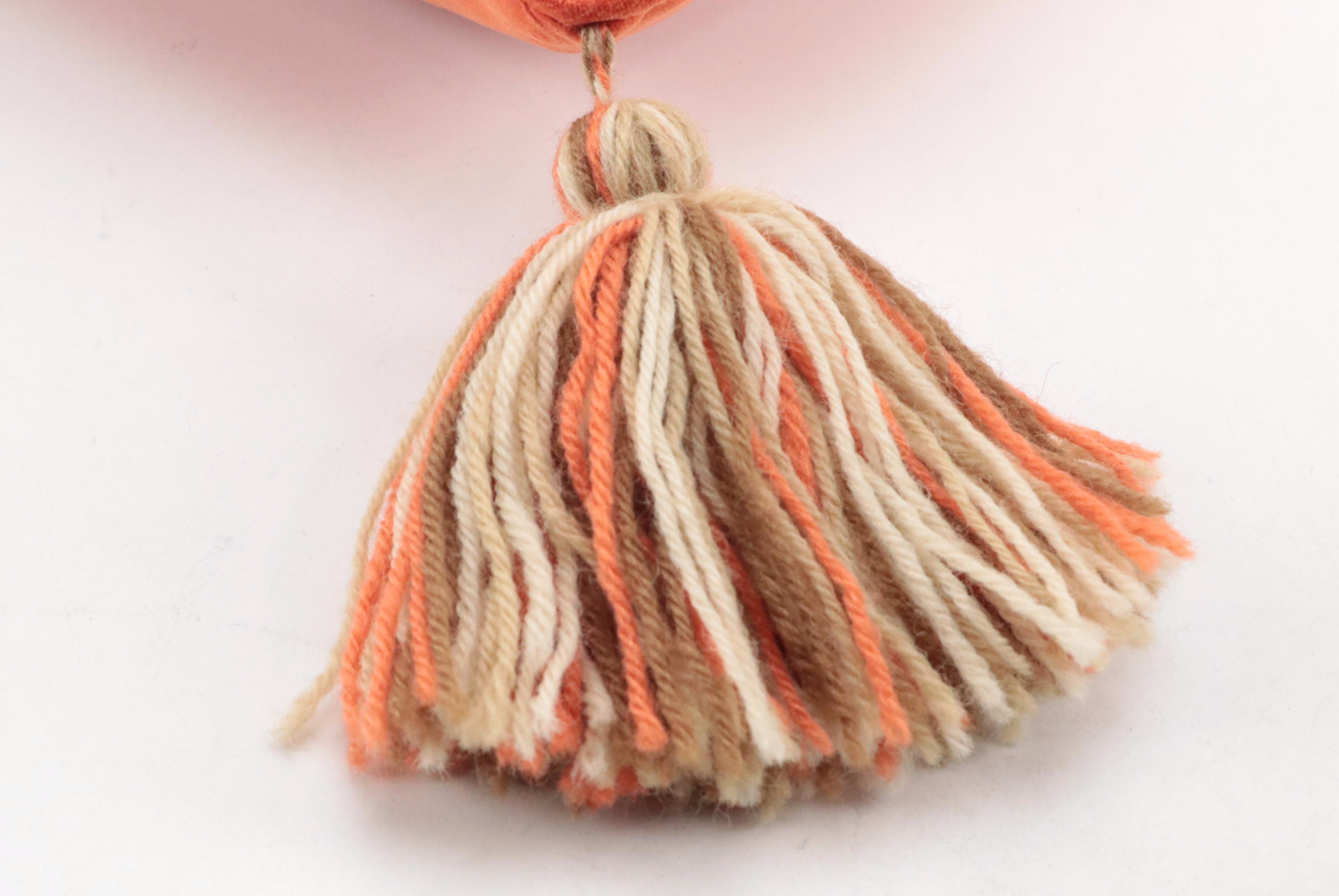 Tory Burch "Hear No Evil, See No Evil, Speak No Evil" Needlepoint Pillow