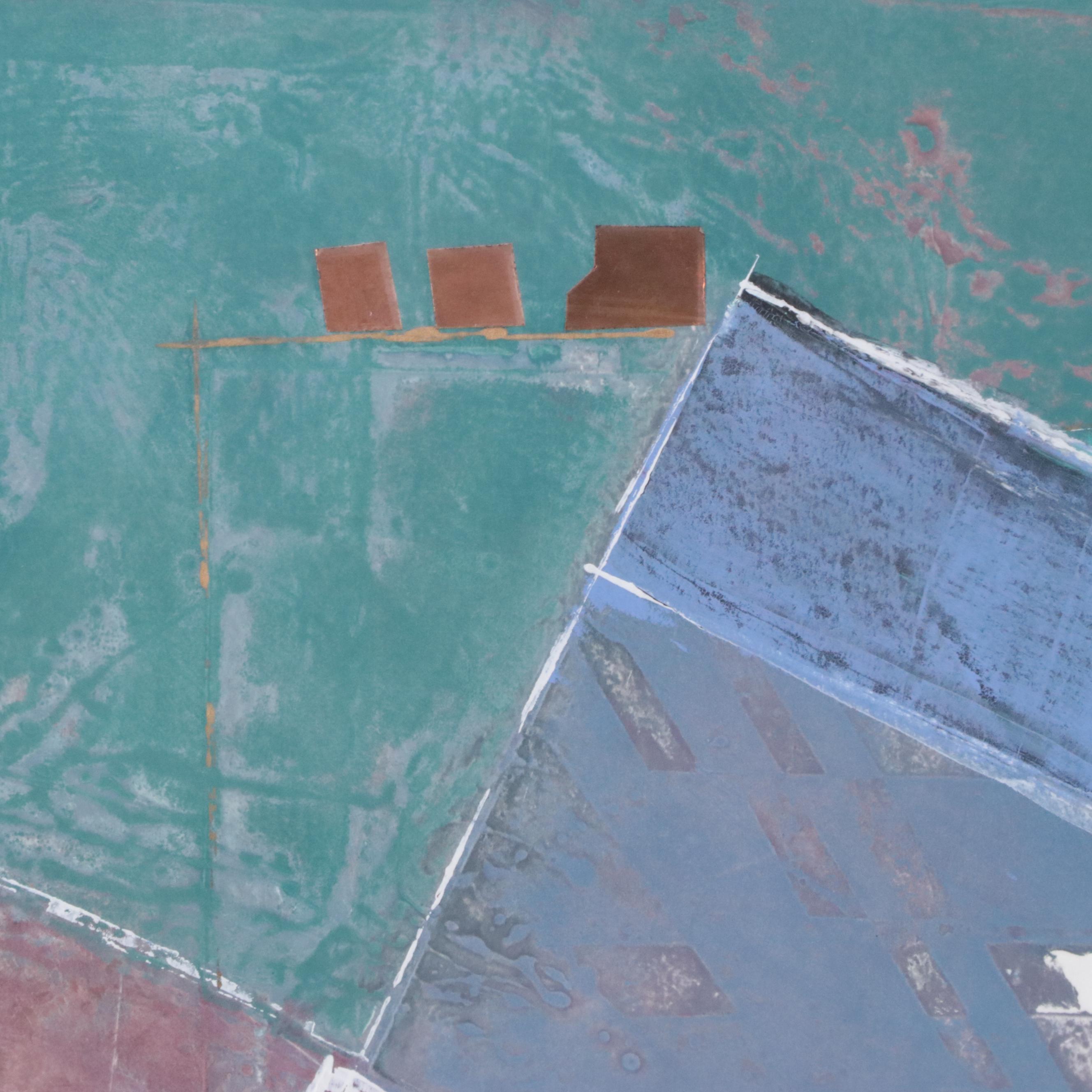 Manuel Rodriguez Abstract Monotype "Artifacts"