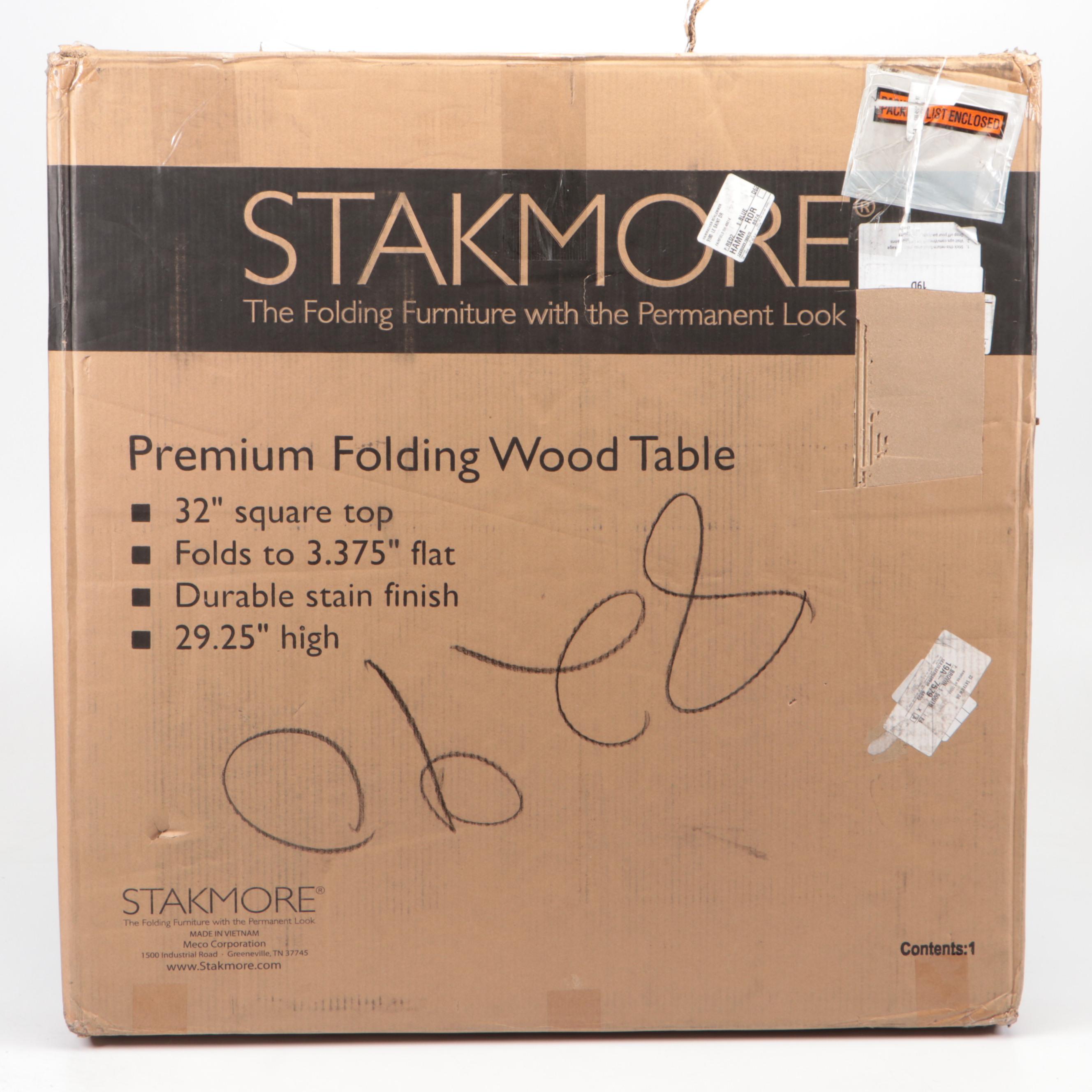 Stakmore Folding Bridge Table
