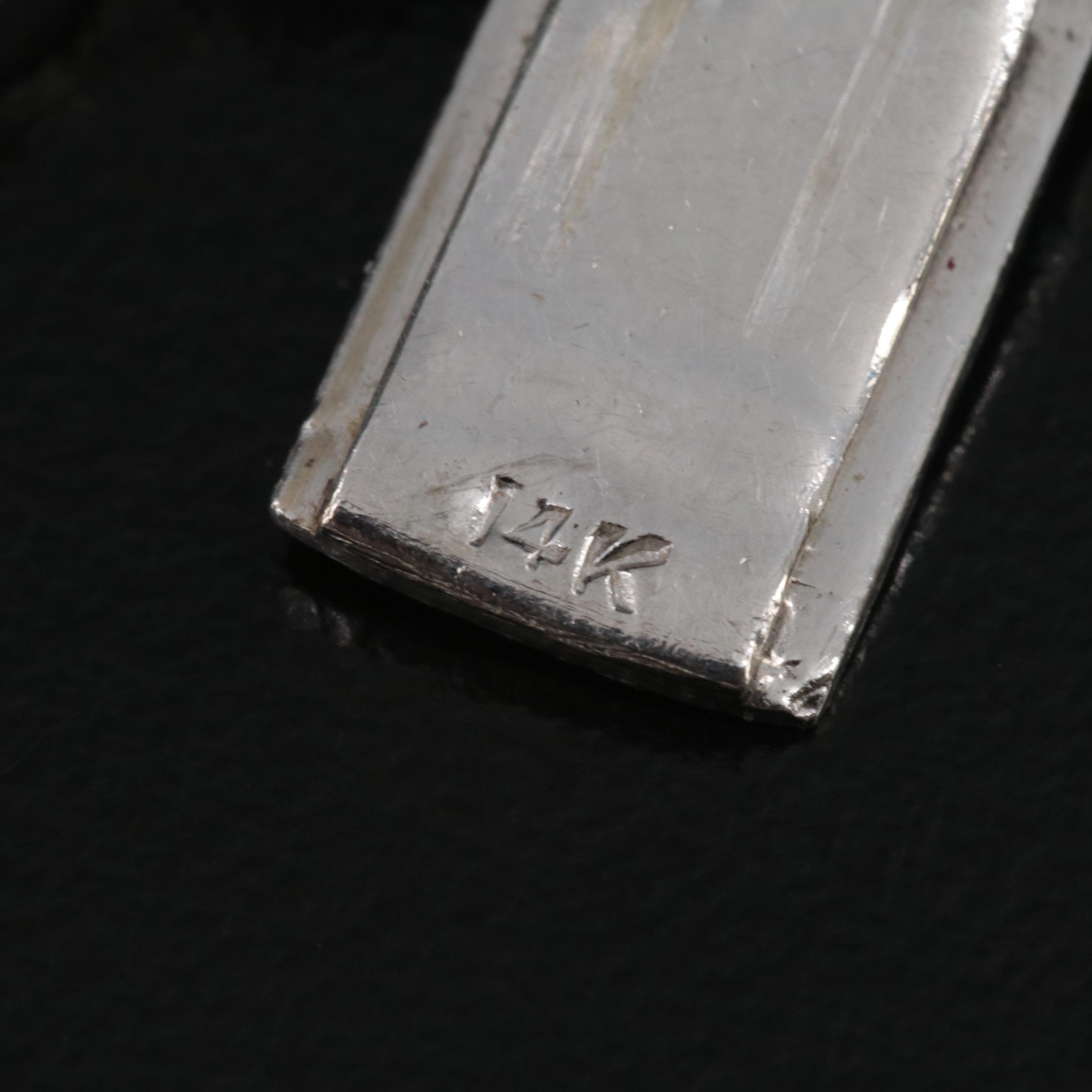 Vintage Pearl Necklace with 14K Diamond Clasp