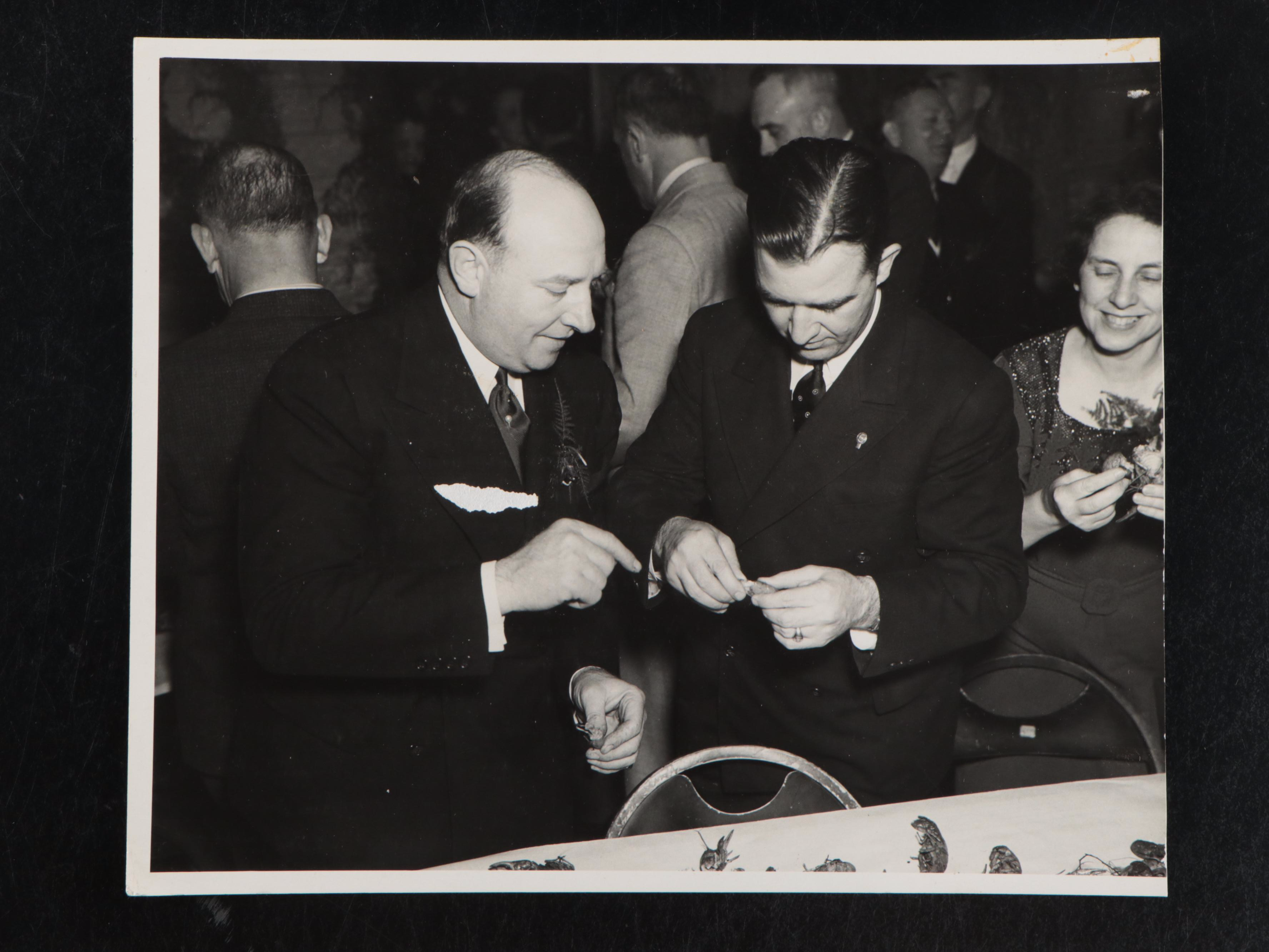 Photos of Louisiana Governor Richard Leche, Seymour Weiss and Albert B. Chandler