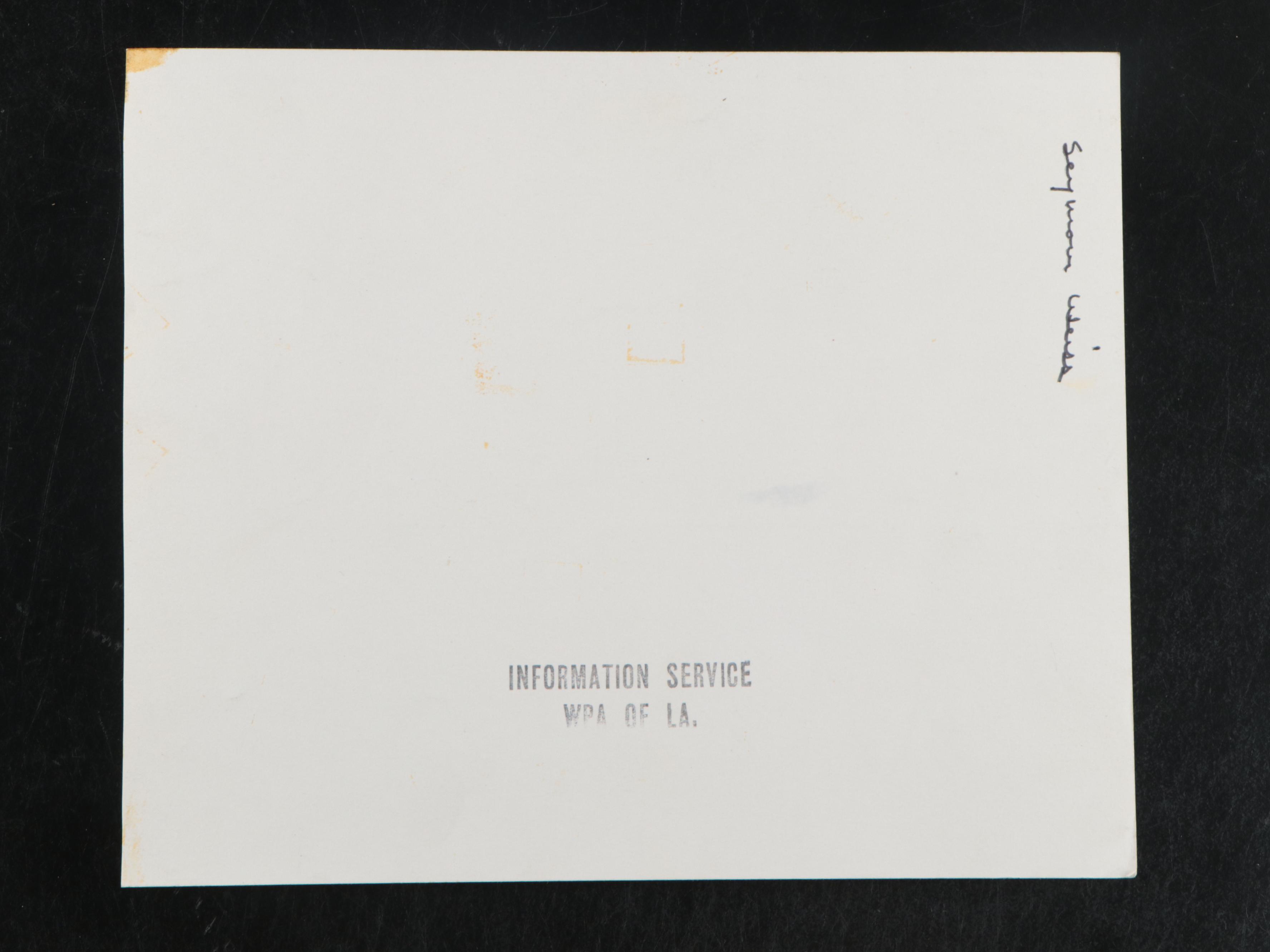 Photos of Louisiana Governor Richard Leche, Seymour Weiss and Albert B. Chandler