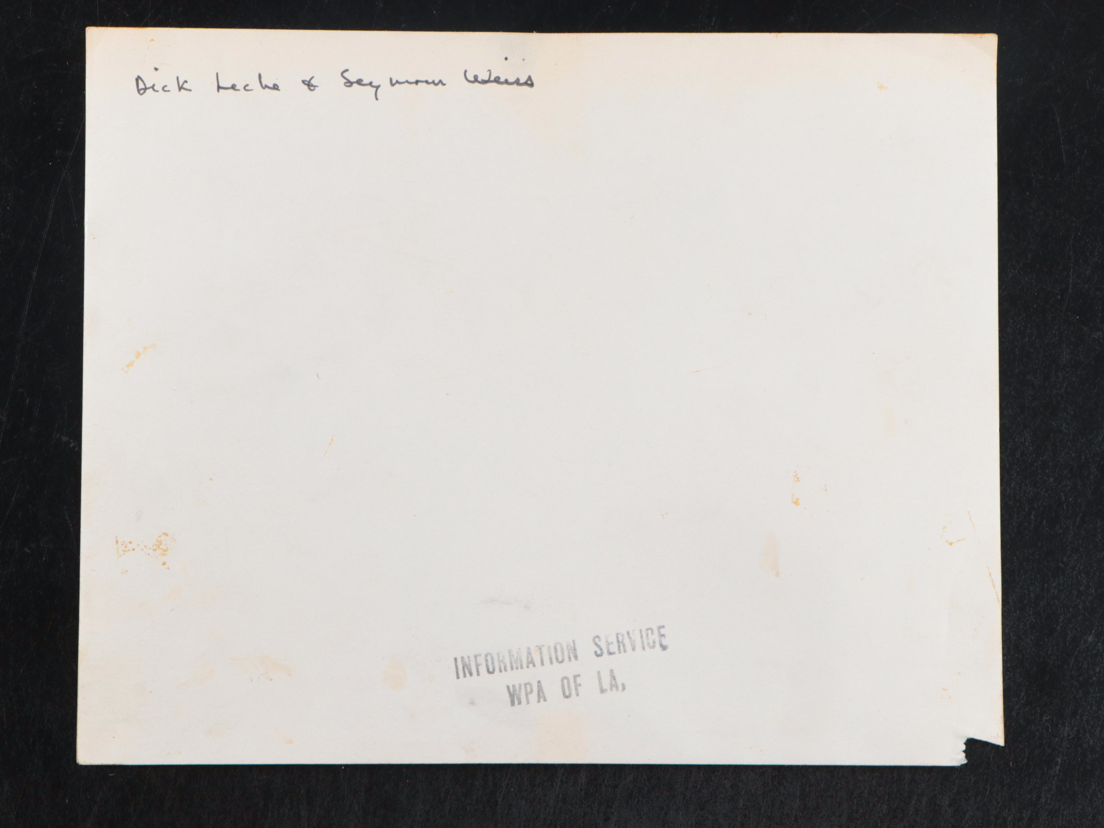 Photos of Louisiana Governor Richard Leche, Seymour Weiss and Albert B. Chandler